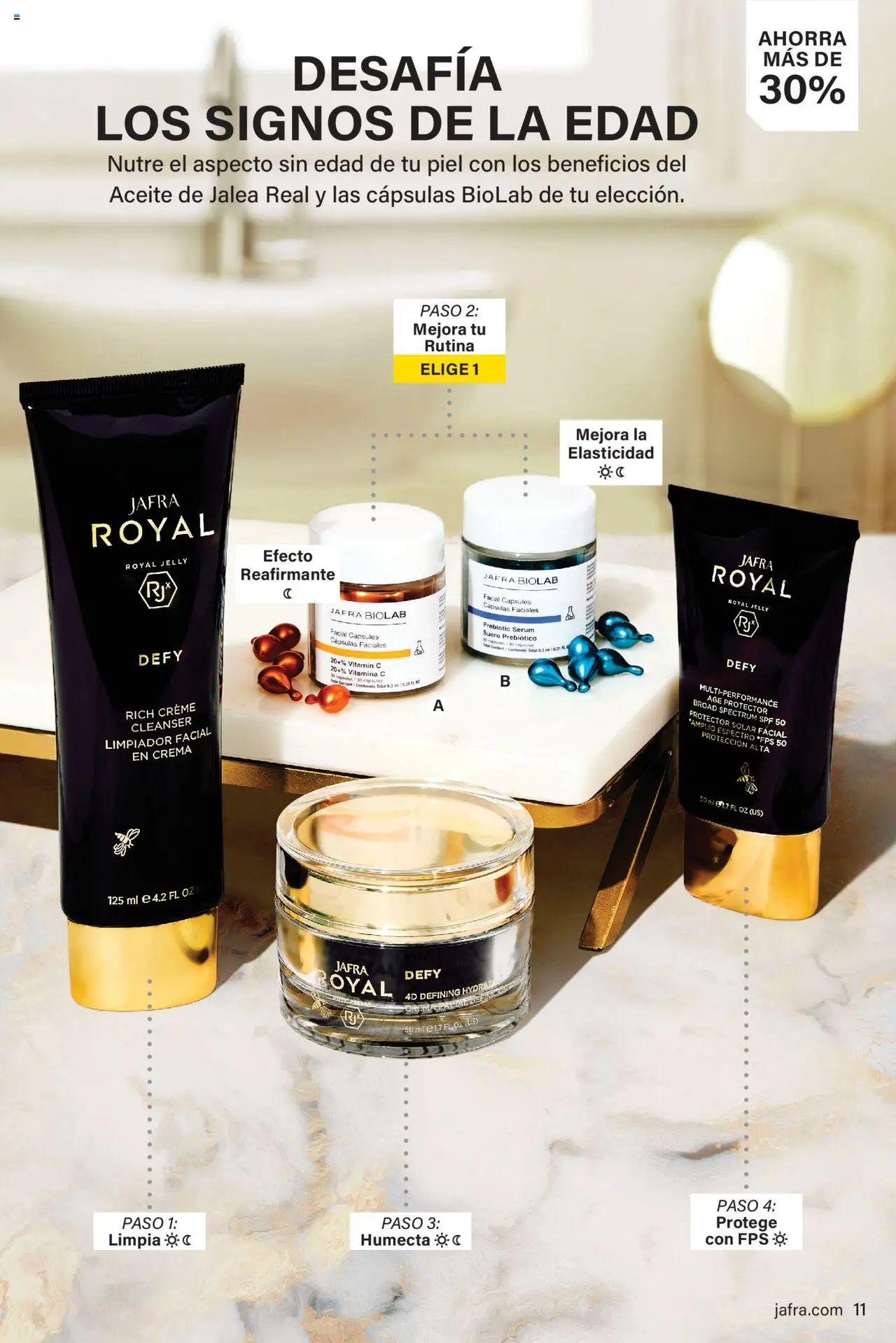 JAFRA folleto │ válido desde el 01.06.2025 | Página: 11 | Productos: Protector solar, Sérum, Aceite, Crema facial