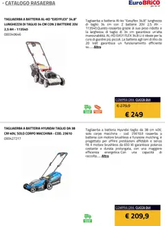 Anteprima del volantino Eurobrico Rasaerba catalogo valido a partire dal 23.07.2025 | Pagina: 33 | Prodotti: Rasaerba, Batteria, Batterie