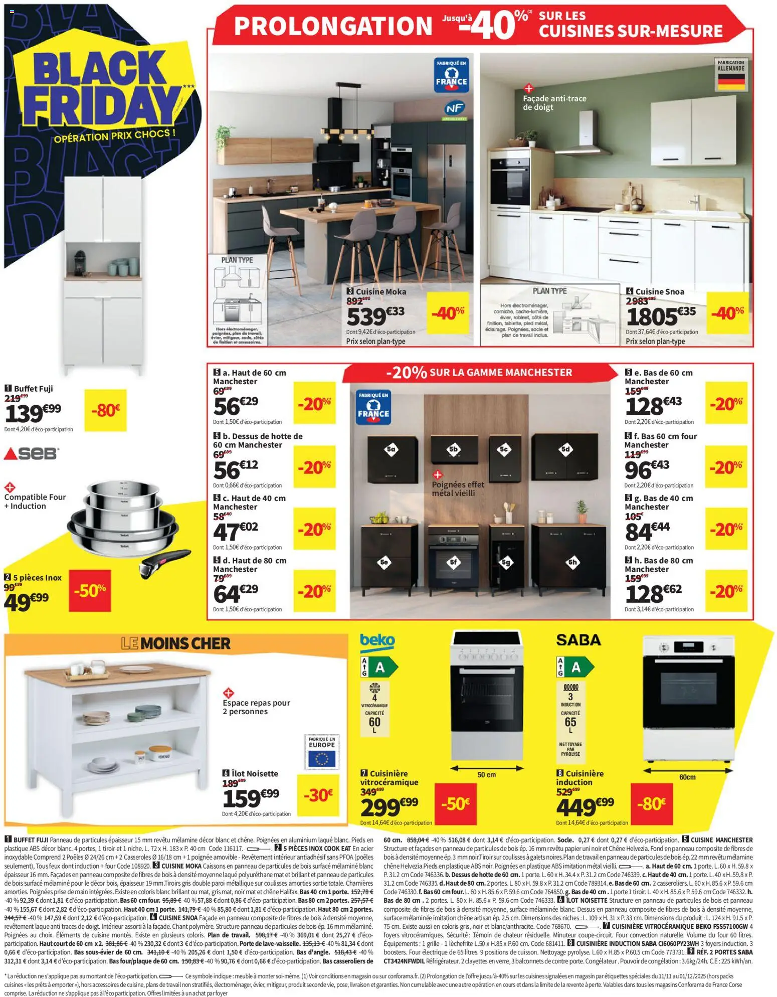 {H1} | Page: 10 | Produits: Noisette, Four, Poignées, Buffet