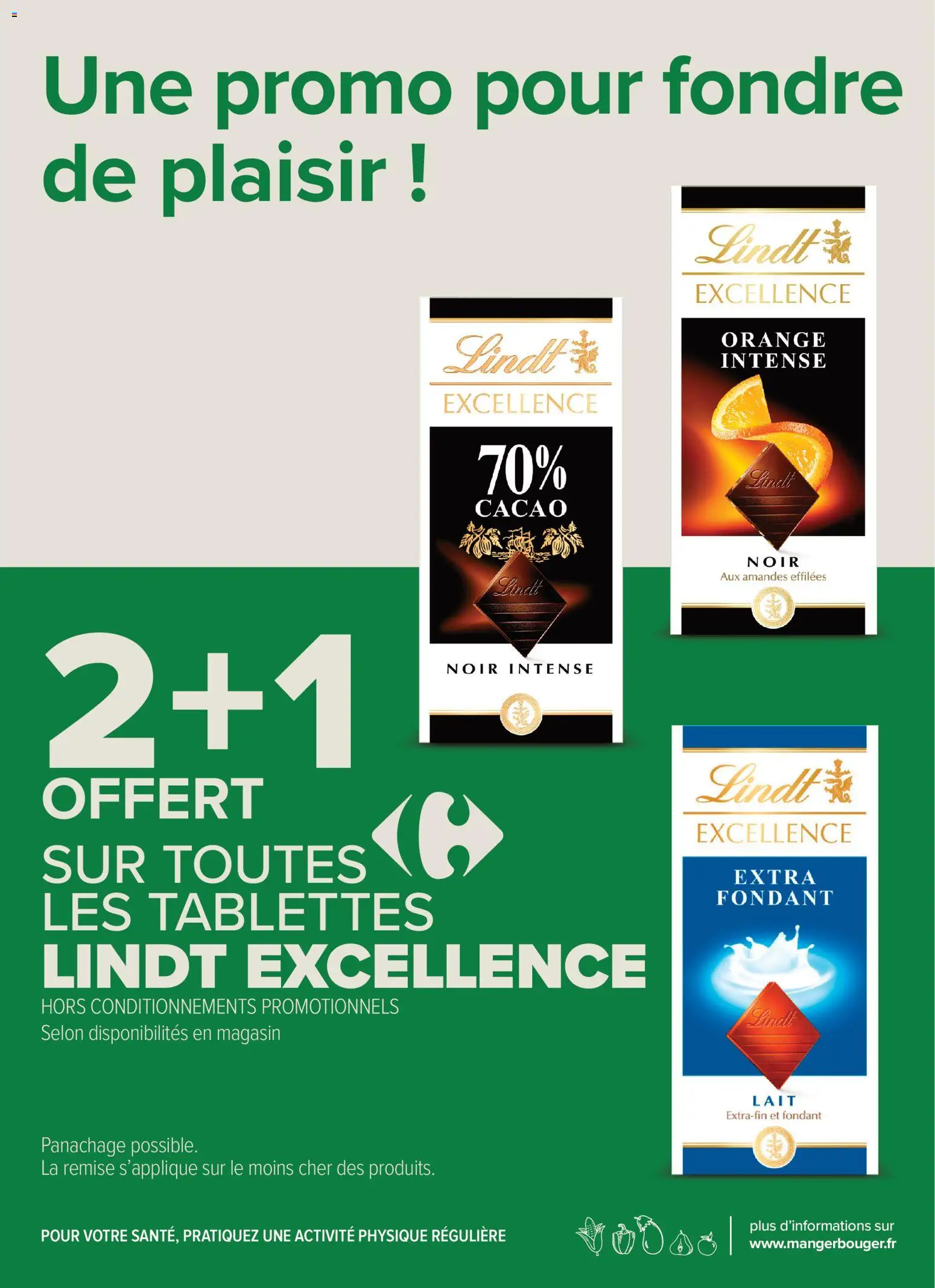 {H1} | Page: 10 | Produits: Orange, Lait, Lindt, Amandes