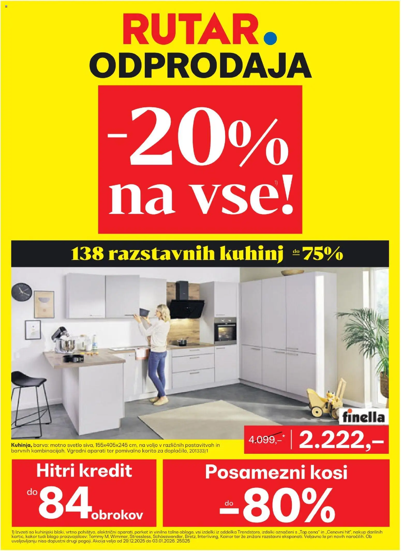 Novi Rutar katalog ponudbe – veljaven od 29.12.2025 | Stran: 1 | Izdelki: Pomivalno korito, Barva