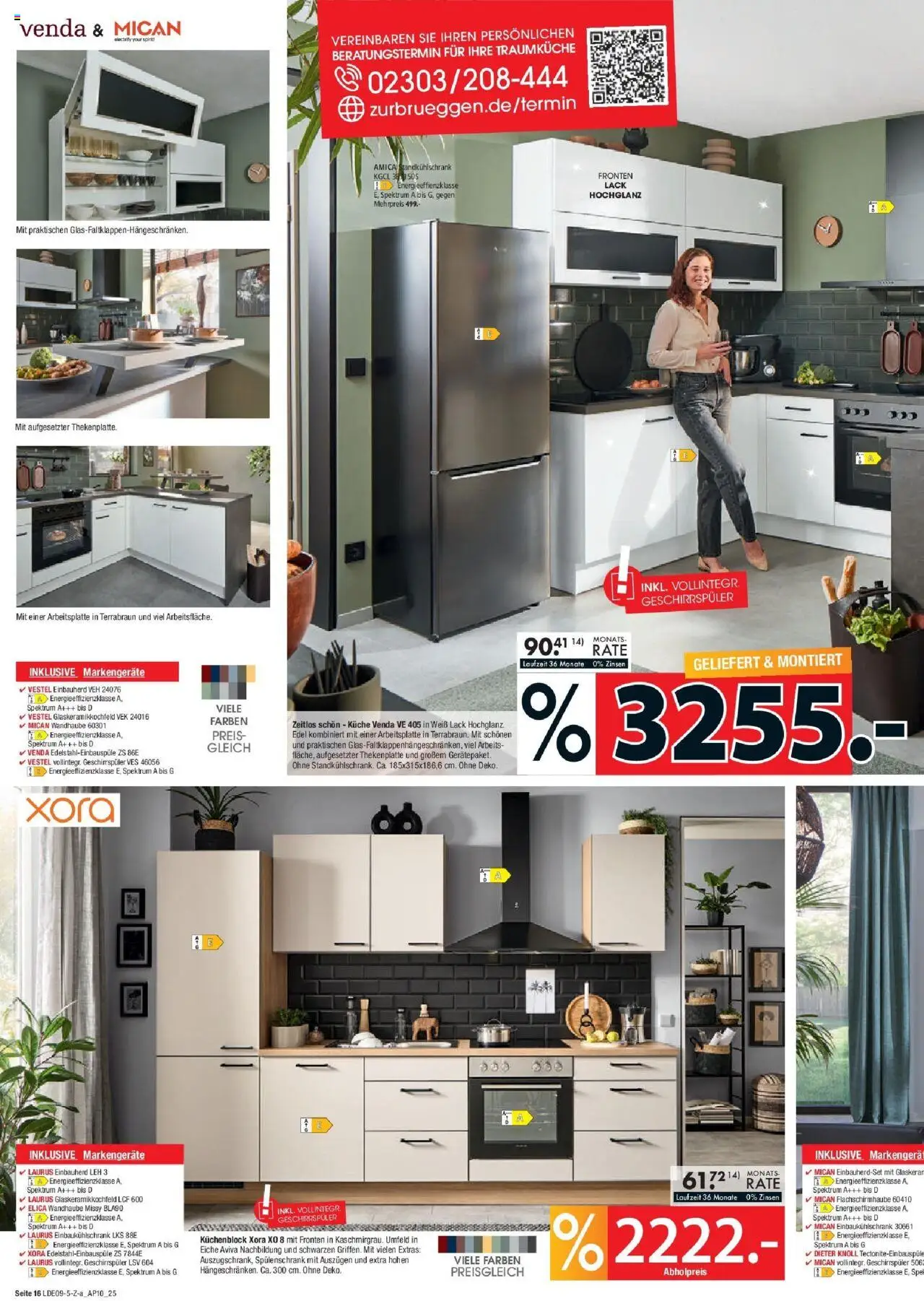 Zurbrüggen Best Deals – gültig ab 20.09.2025 | Seite: 16 | Produkte: Geschirrspüler, Küchenblock, Küche