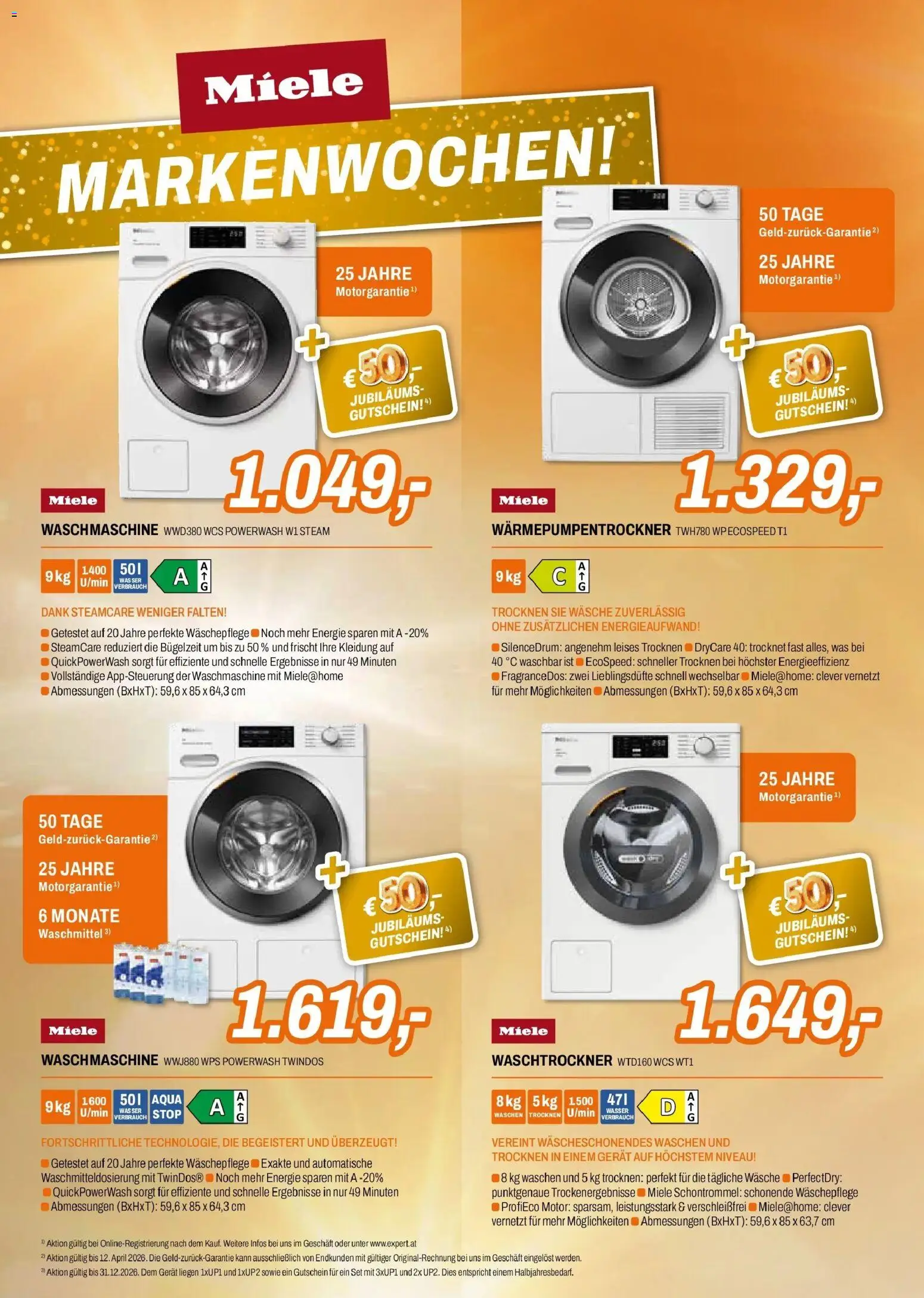 Expert Wien gültig ab 25.03.2026 | Seite: 2 | Produkte: Wasser, Waschmaschine, Waschmittel