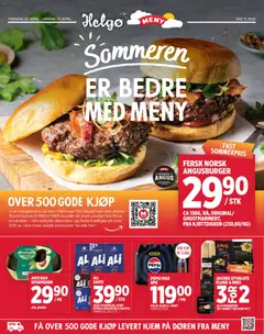 Forhåndsvisning av Meny Helgø Sommeren gyldig fra 23.04.2026