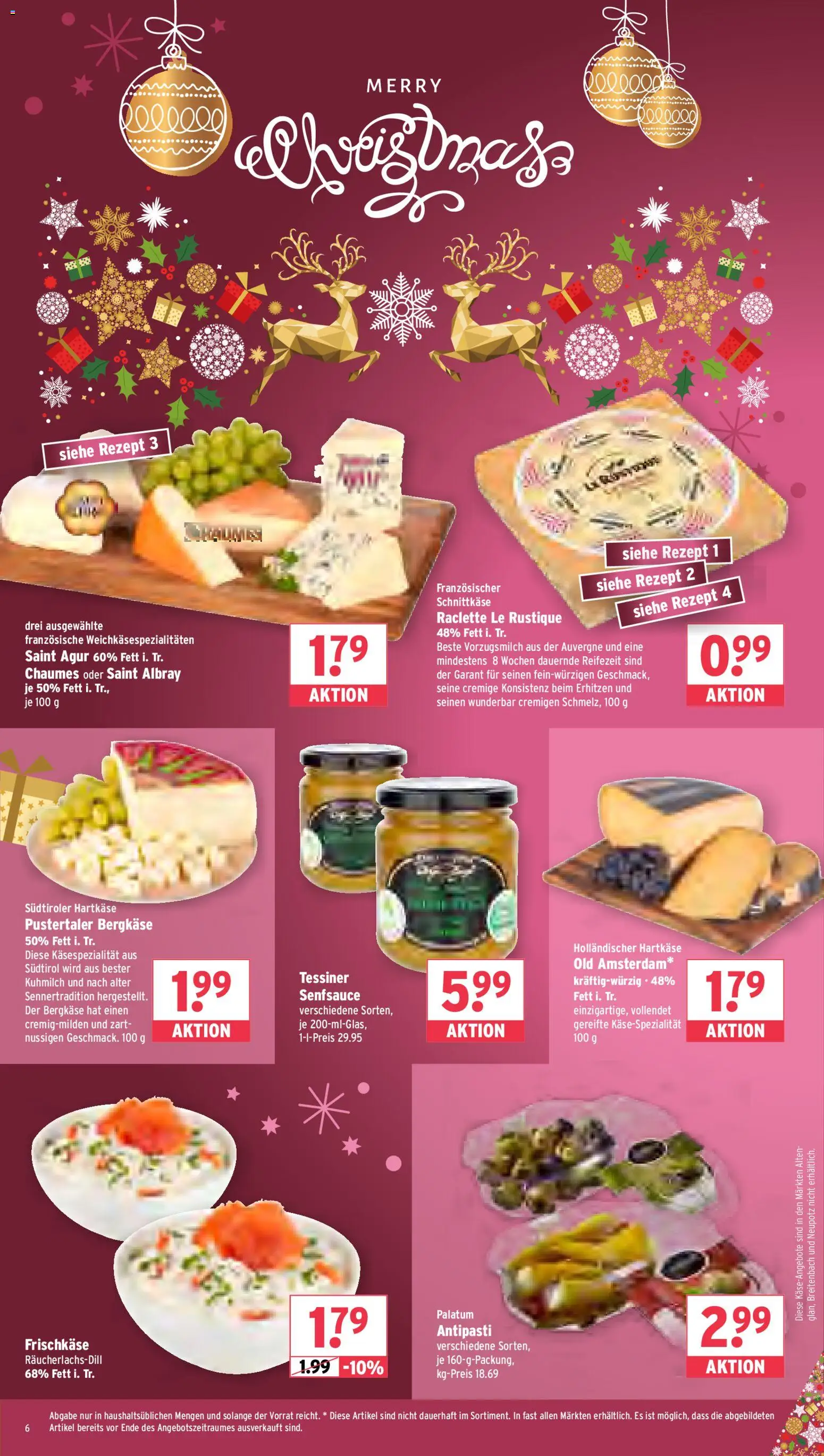 Wasgau Prospekt 	 – gültig ab 22.12.2025 | Seite: 6 | Produkte: Raclette, Frischkase
