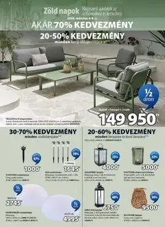 JYSK akciós újság - amely érvényes a következő dátumtól: 04.03.2026 | Oldal: 2 | Termékek: Kanapé, Szék, Lámpa, Székek