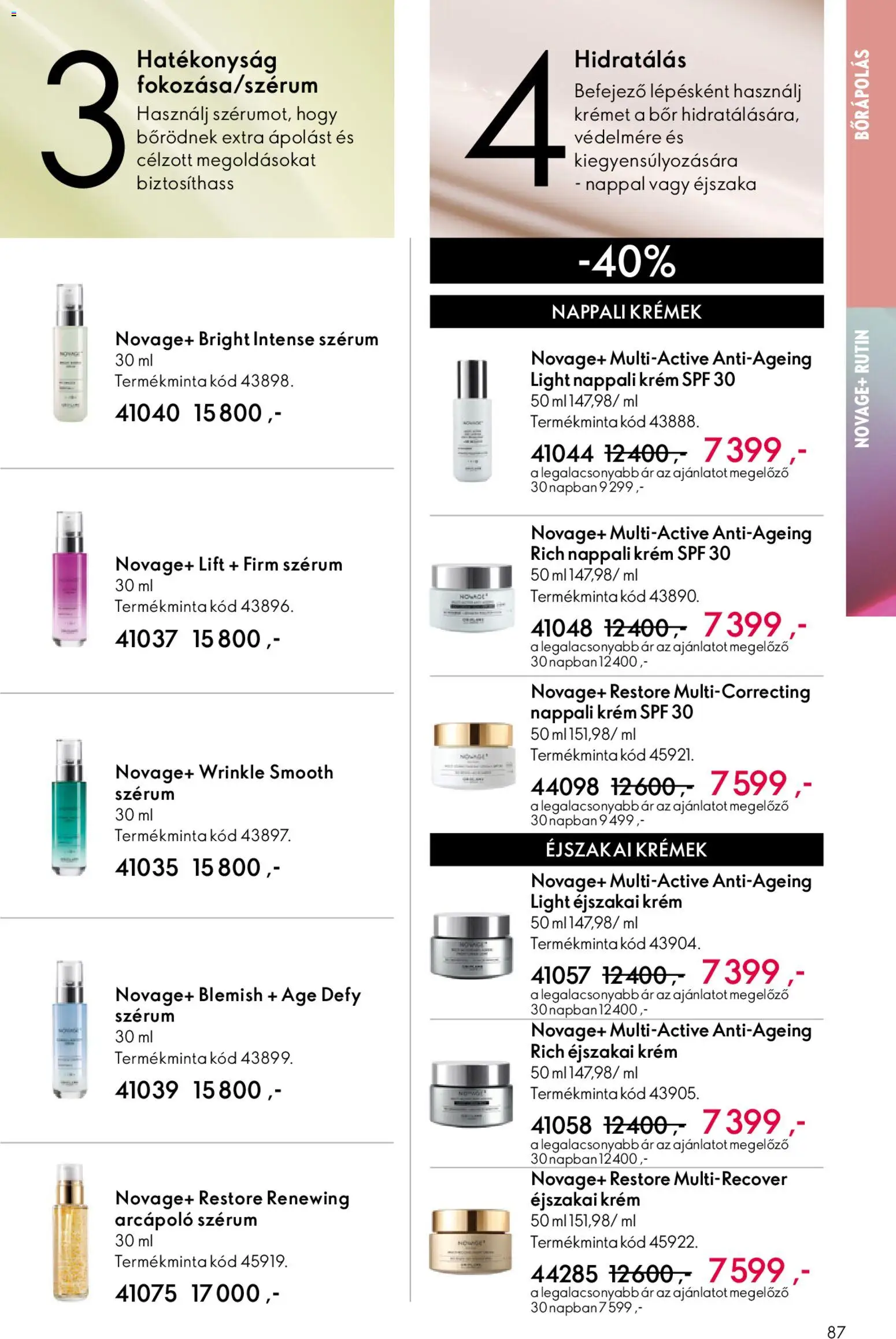 Oriflame akciós ujság - amely érvényes a következő dátumtól: 15.04.2026 | Oldal: 87 | Termékek: Bor