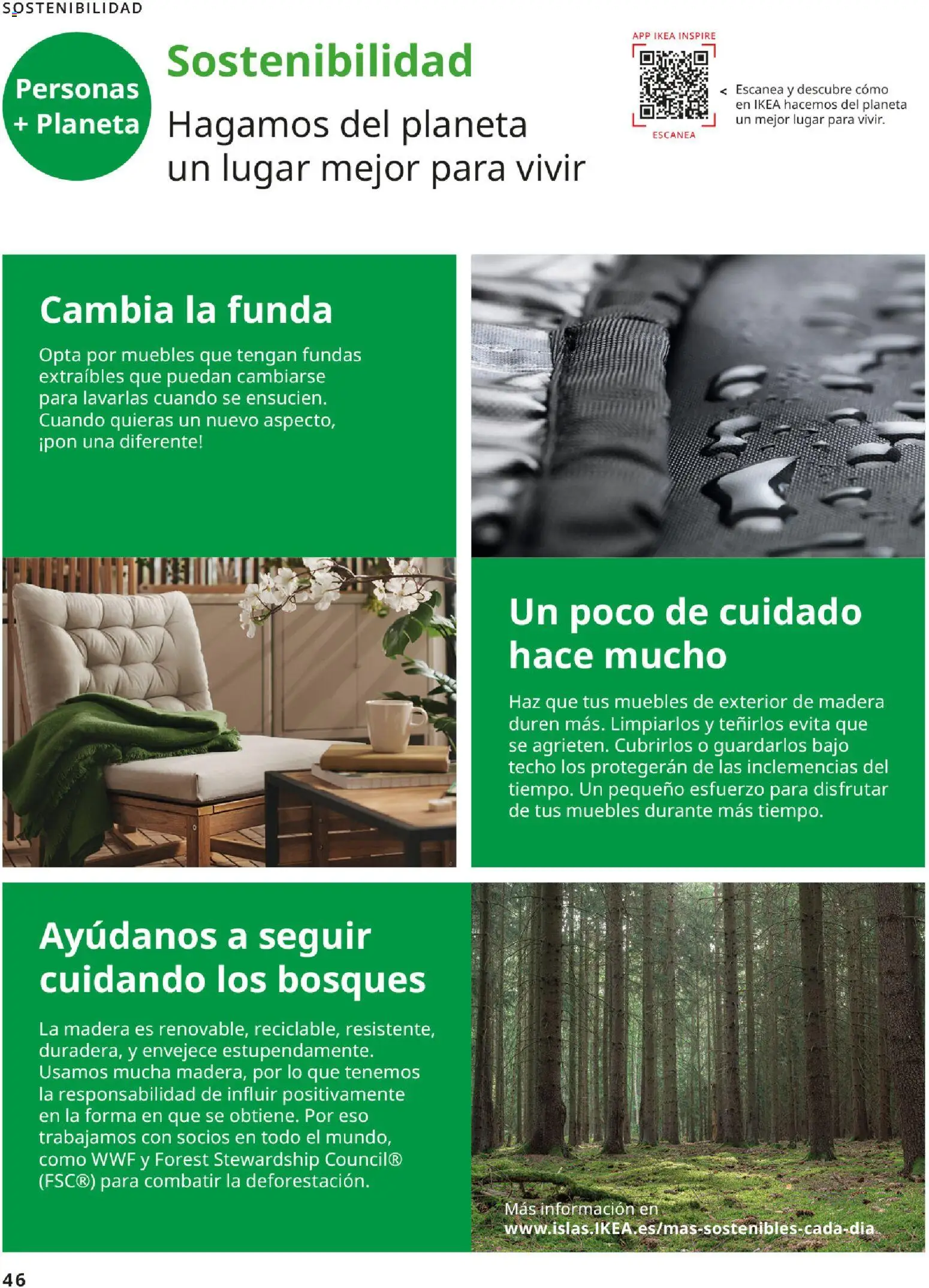 Catálogo IKEA Muebles de exterior │ válido desde el 17.12.2025 | Página: 46 | Productos: Muebles, Funda