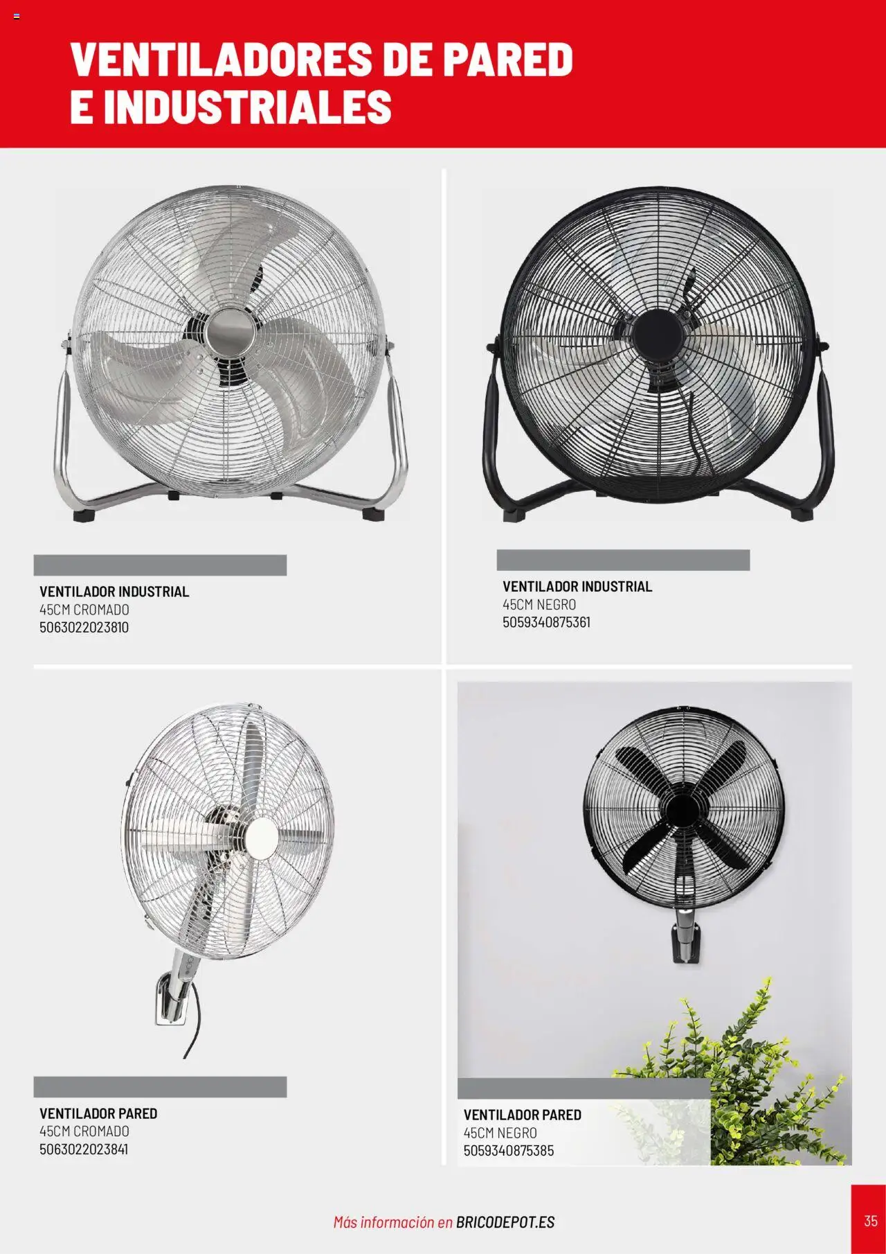 Brico Depôt Catálogo Climatización │ válido desde el 27.06.2025 | Página: 35 | Productos: Ventilador