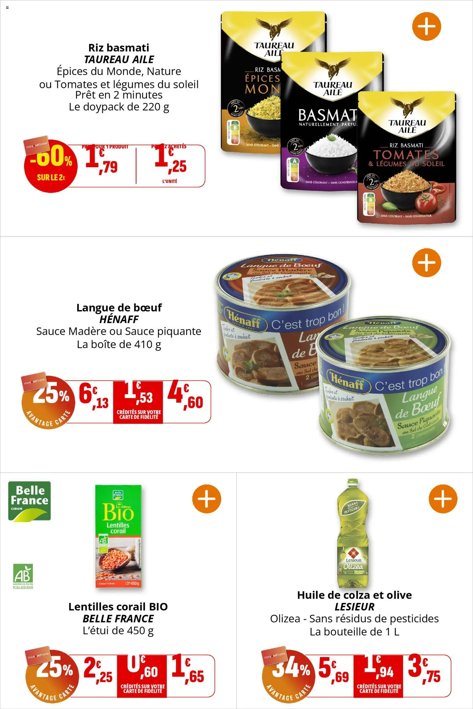 {H1} | Page: 27 | Produits: Riz basmati, Huile, Tomates, Riz