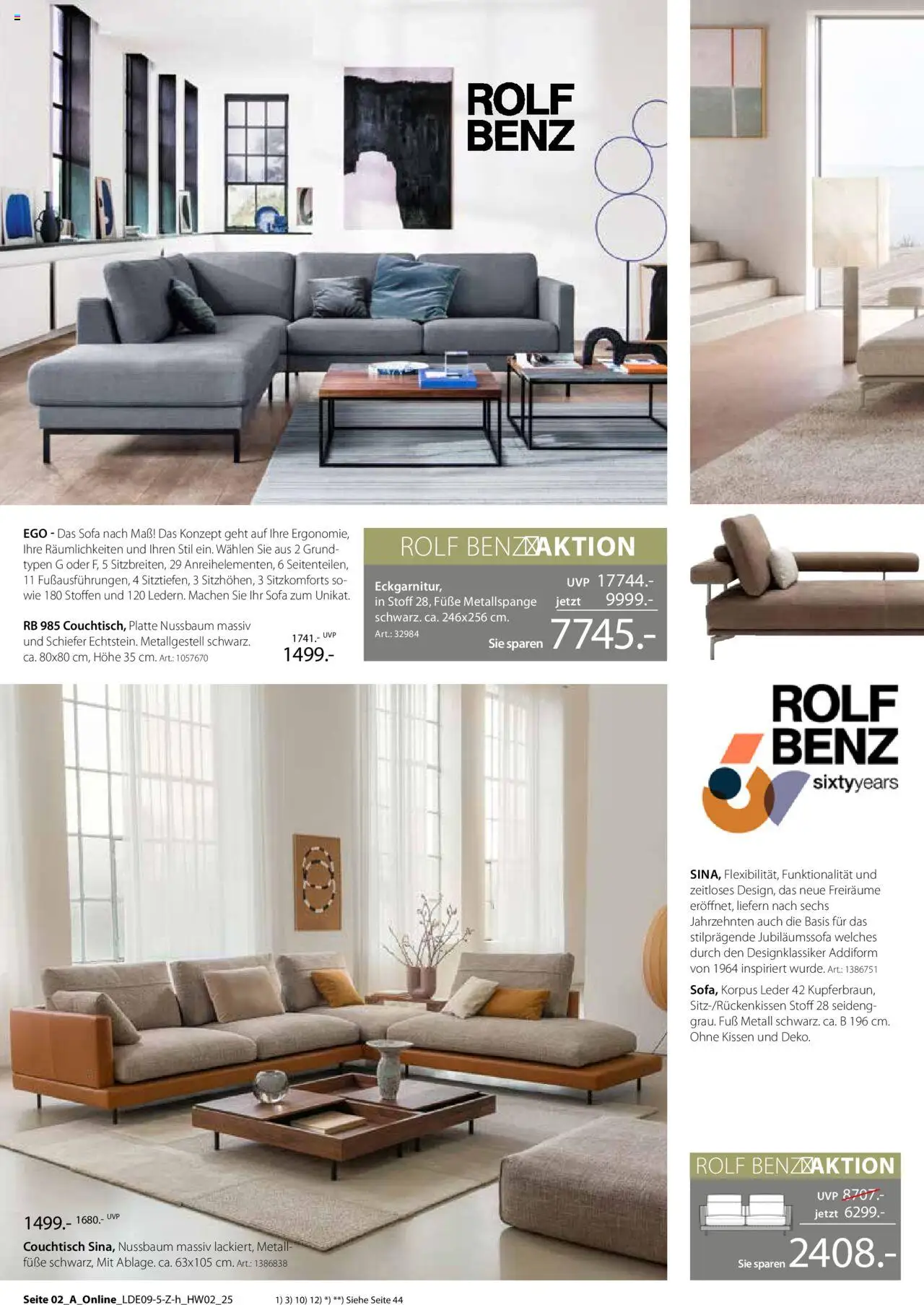 Zurbrüggen Hochwert – gültig ab 08.09.2025 | Seite: 4 | Produkte: Kissen, Sofa, Couchtisch