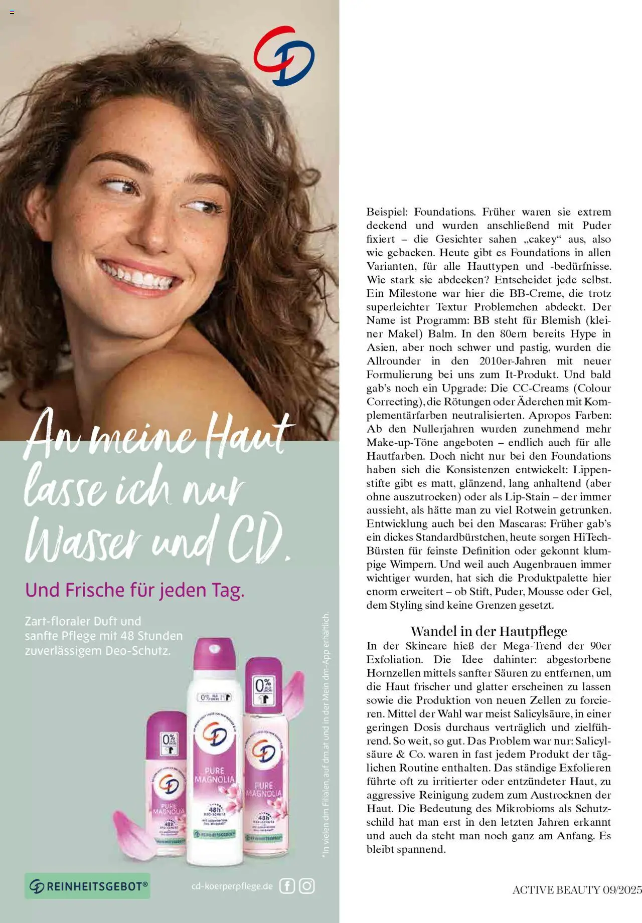 dm drogerie markt Active Beauty Magazin 09/2025 gültig ab 10.09.2025 | Seite: 56 | Produkte: Wasser, Duft, Puder