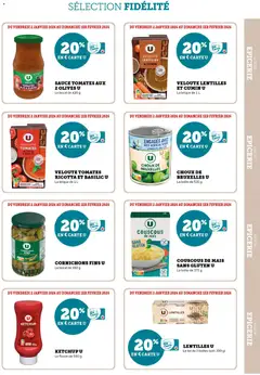 U Express - Prévisualisation de U Express - Ma sélection Carte U janvier valide à partir de 02.01.2026 | Page: 9 | Produits: Olives, Tomates, Ricotta, Ketchup