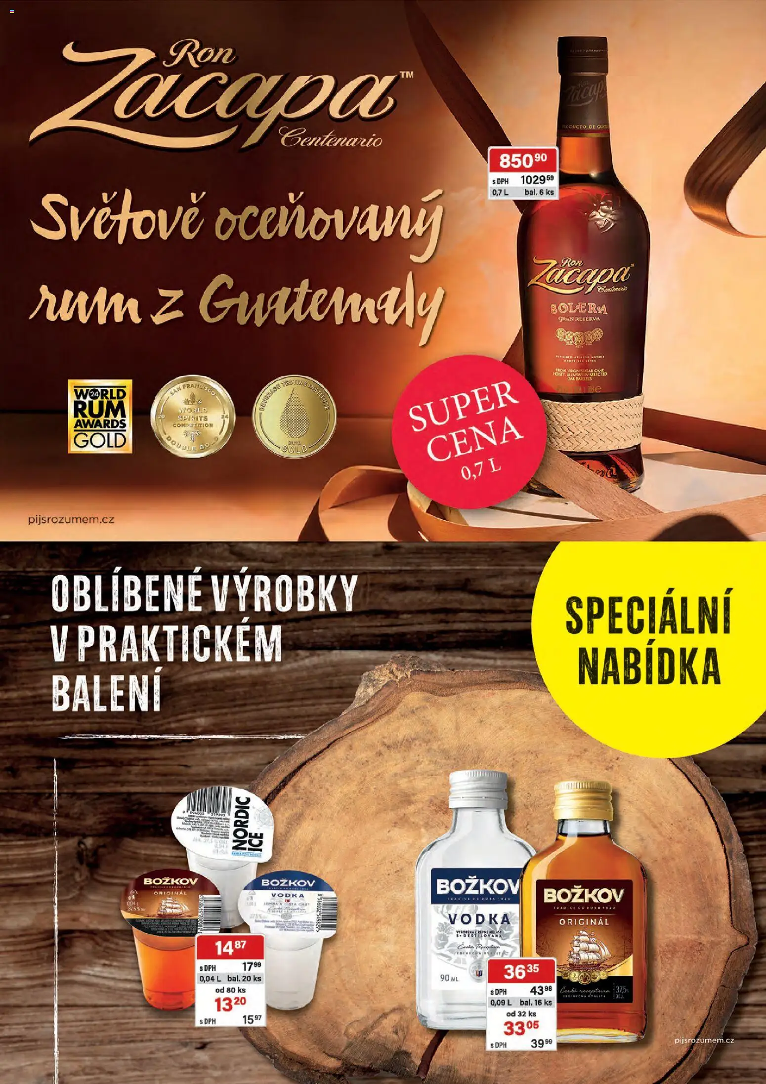 Astur & Qanto leták - Velkoobchod 05/2026 od 01.05.2026 | Strana: 20 | Produkty: Rum, Vodka, Božkov, Božkov originál