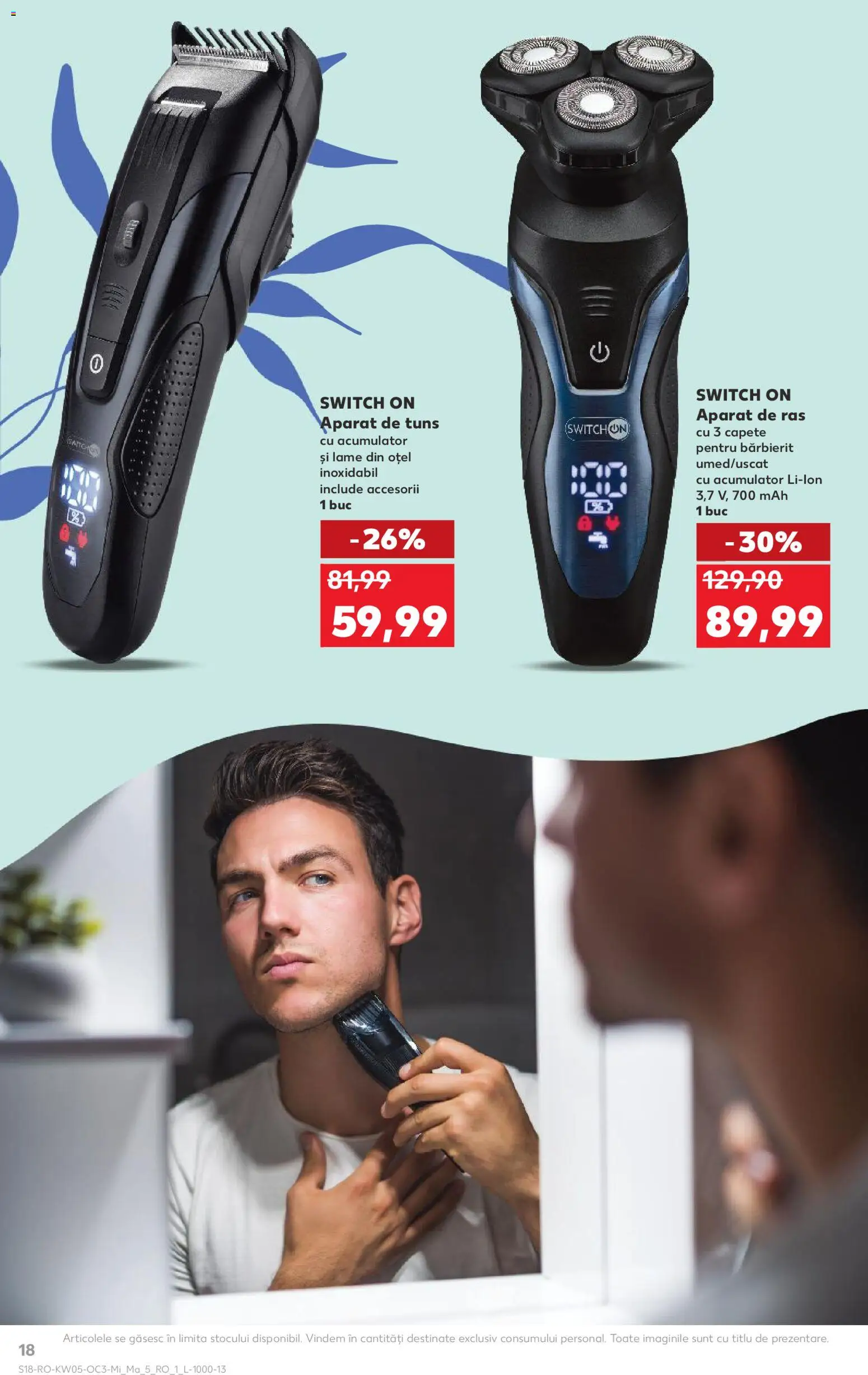 Noul catalog Kaufland – valabil de la 28.01.2026 | Pagină: 18 | Produse: Aparat De Ras