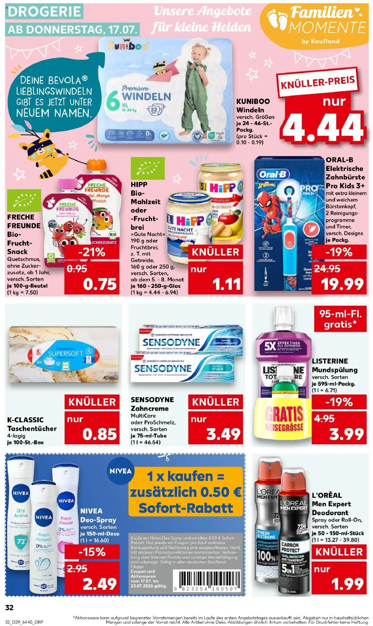 Kaufland prospekt Worms	 - gültig ab dem 21.07.2025 | Seite: 45 | Produkte: Elektrische zahnbürste, Mango, Pfirsich, Getreide