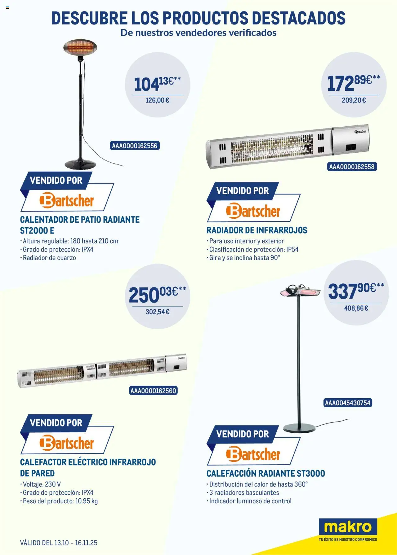 Makro - Marketplace  │ válido desde el 13.10.2025 | Página: 3 | Productos: Peso, Radiador