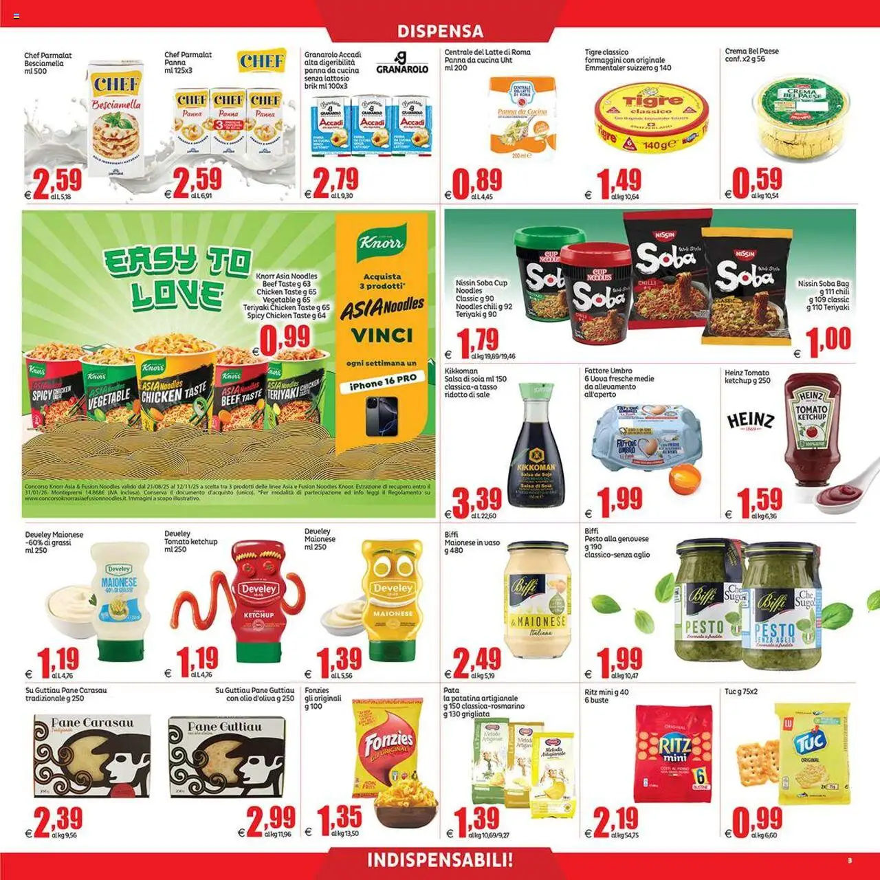 Volantino Elite Supermercati del 19.09.2025 | Pagina: 3 | Prodotti: Olio, Aglio, Pesto, Vaso