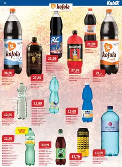 Náhled letáku Kubík leták - Velkoobchod 03/2026 od 01.03.2026 | Strana: 23 | Produkty: Ondrášovka, Tonic, Bílé hrozny, Kláštorná kalcia