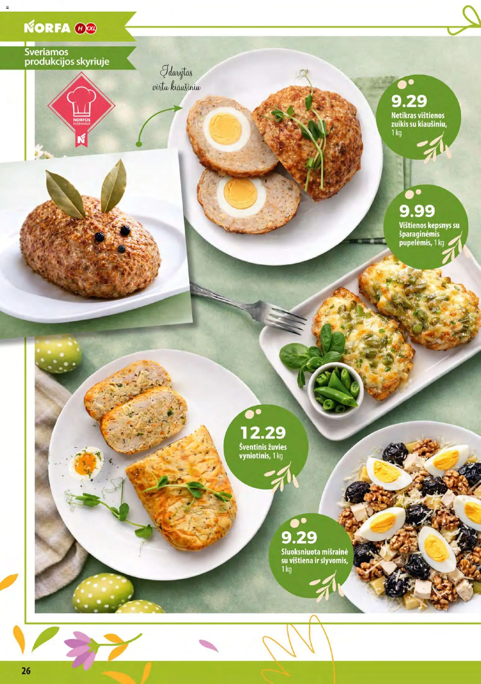 NORFA akcijos nuo 24.03.2026 | Puslapis: 26 | Prekių: Vištienos, Vištiena