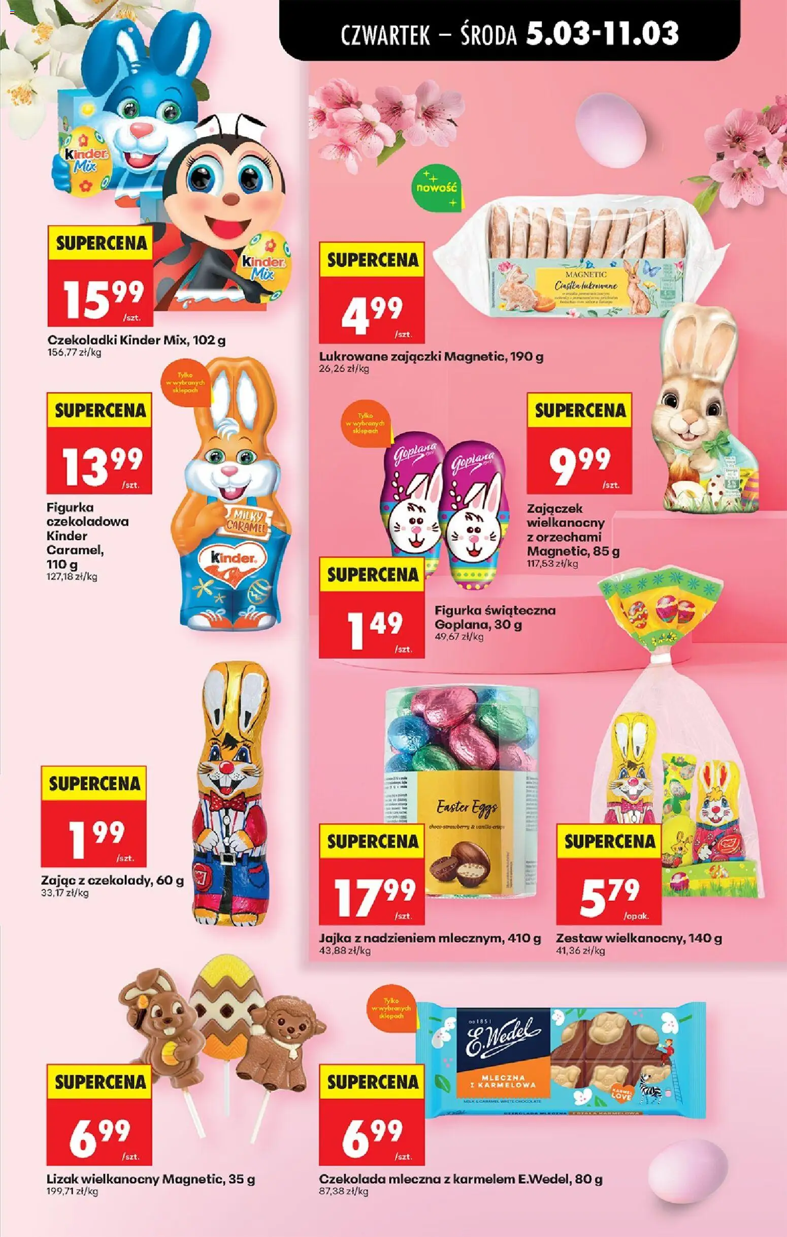 Biedronka Polsko leták - Od czwartku od 05.03.2026 | Strana: 61 | Produkty: Kinder