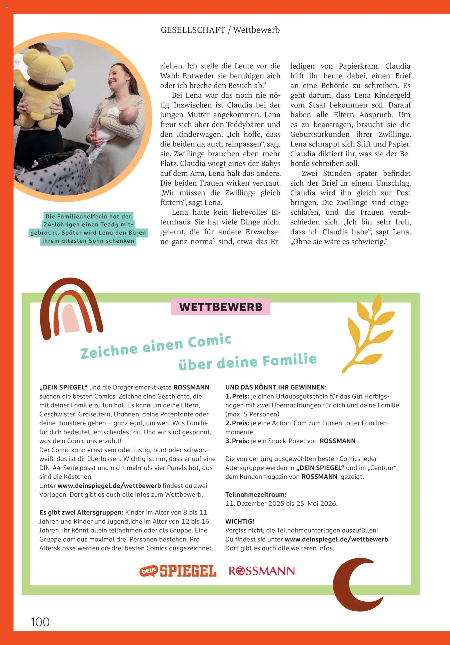 Rossmann Centaur – gültig ab 01.02.2026 | Seite: 100 | Produkte: Spiegel