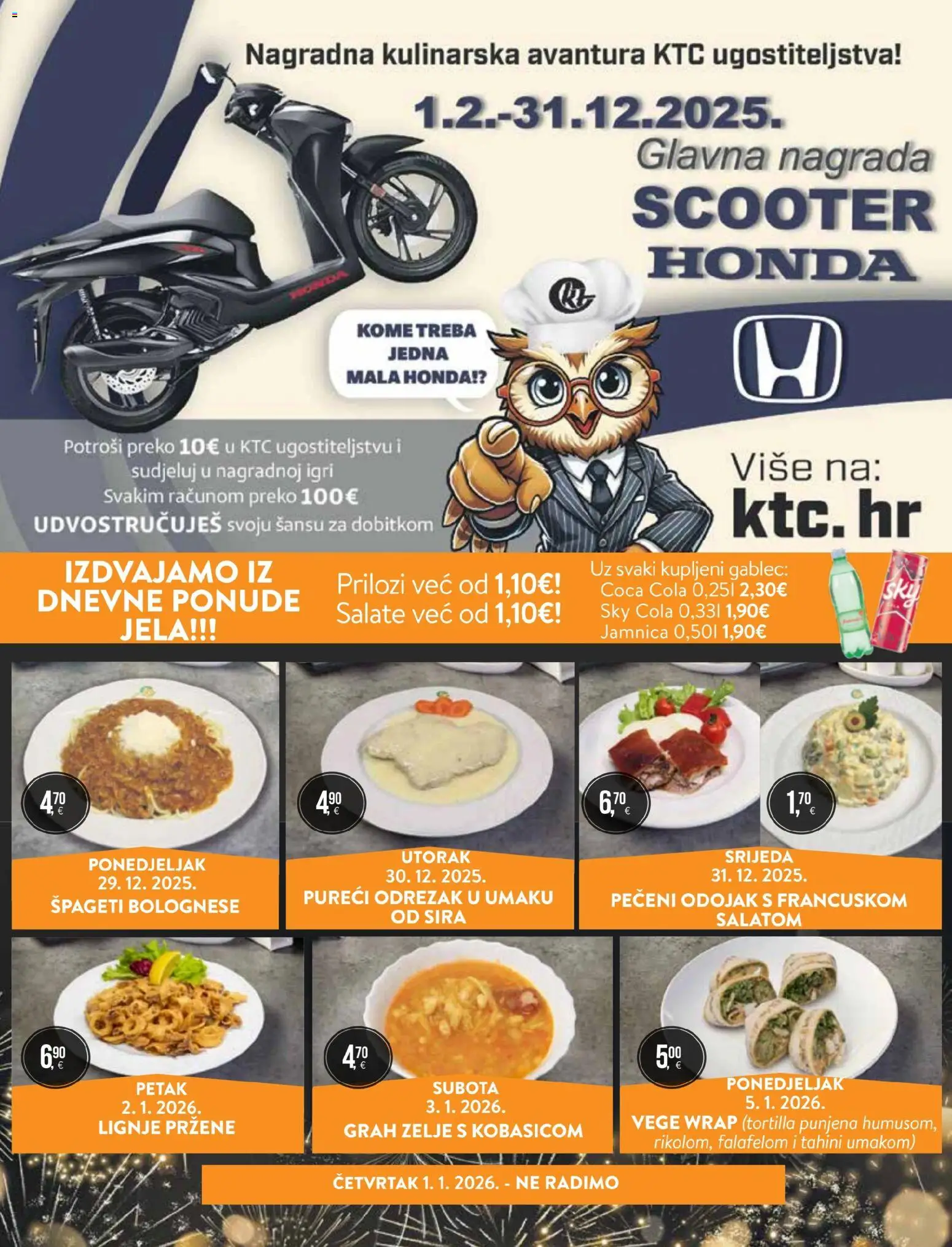 KTC katalog | vrijedi od 29.12.2025 | Stranica: 36 | Proizvodi: Sky Cola, Coca cola, Grah, Lignje