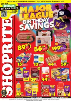 Preview of Shoprite specials valid from 15.08.2025