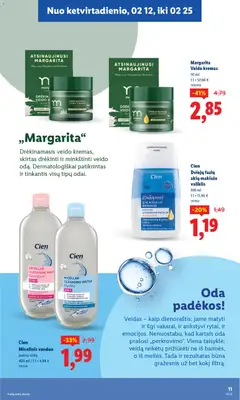 LIDL leidinys galioja nuo 12.02.2026 | Puslapis: 11 | Prekių: Kremas, Micelinis vanduo, Akių makiažo valiklis