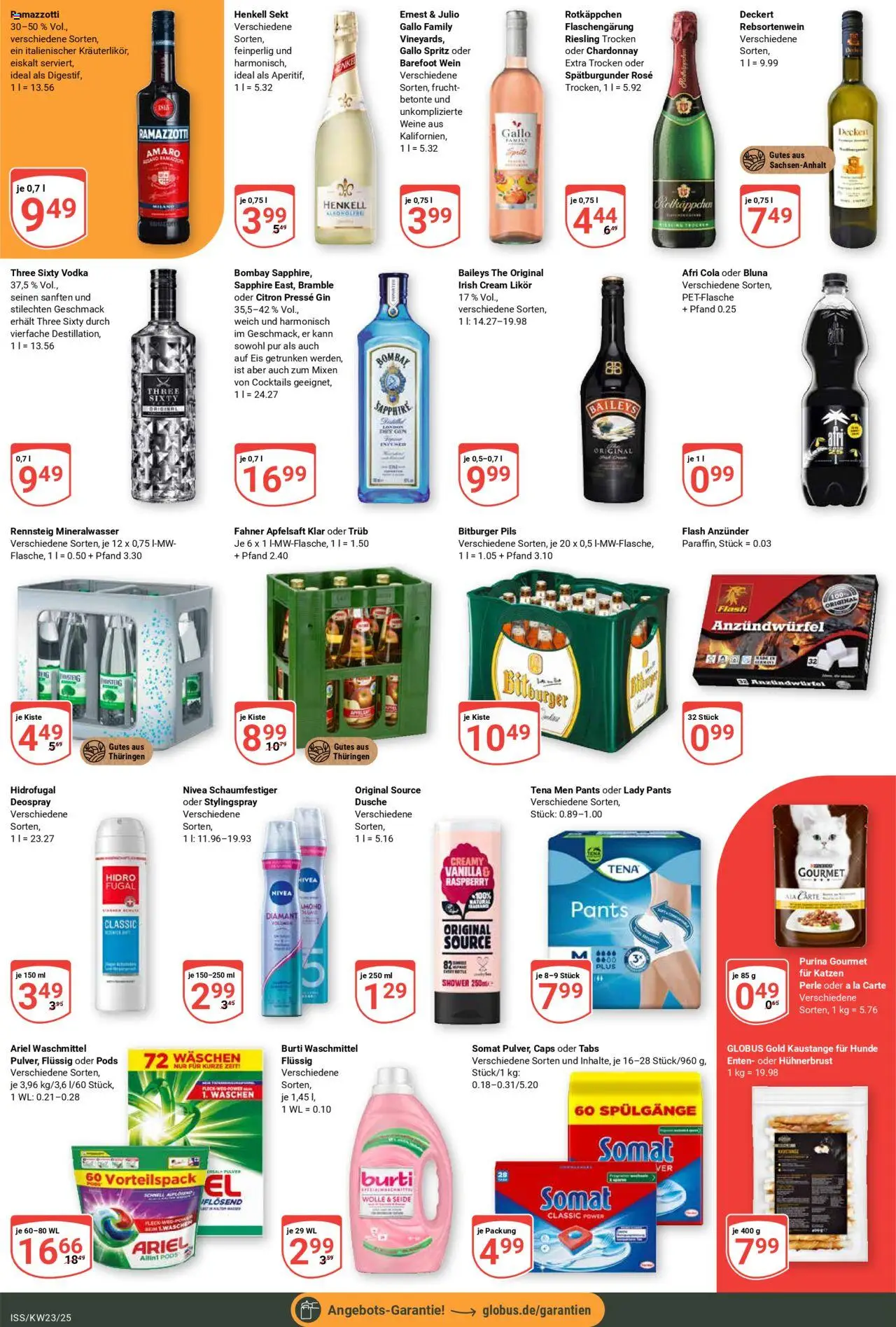 Globus Prospekt 	 - gültig ab dem 02.06.2025 | Seite: 3 | Produkte: Cola, Mineralwasser, Deodorant, Waschmittel