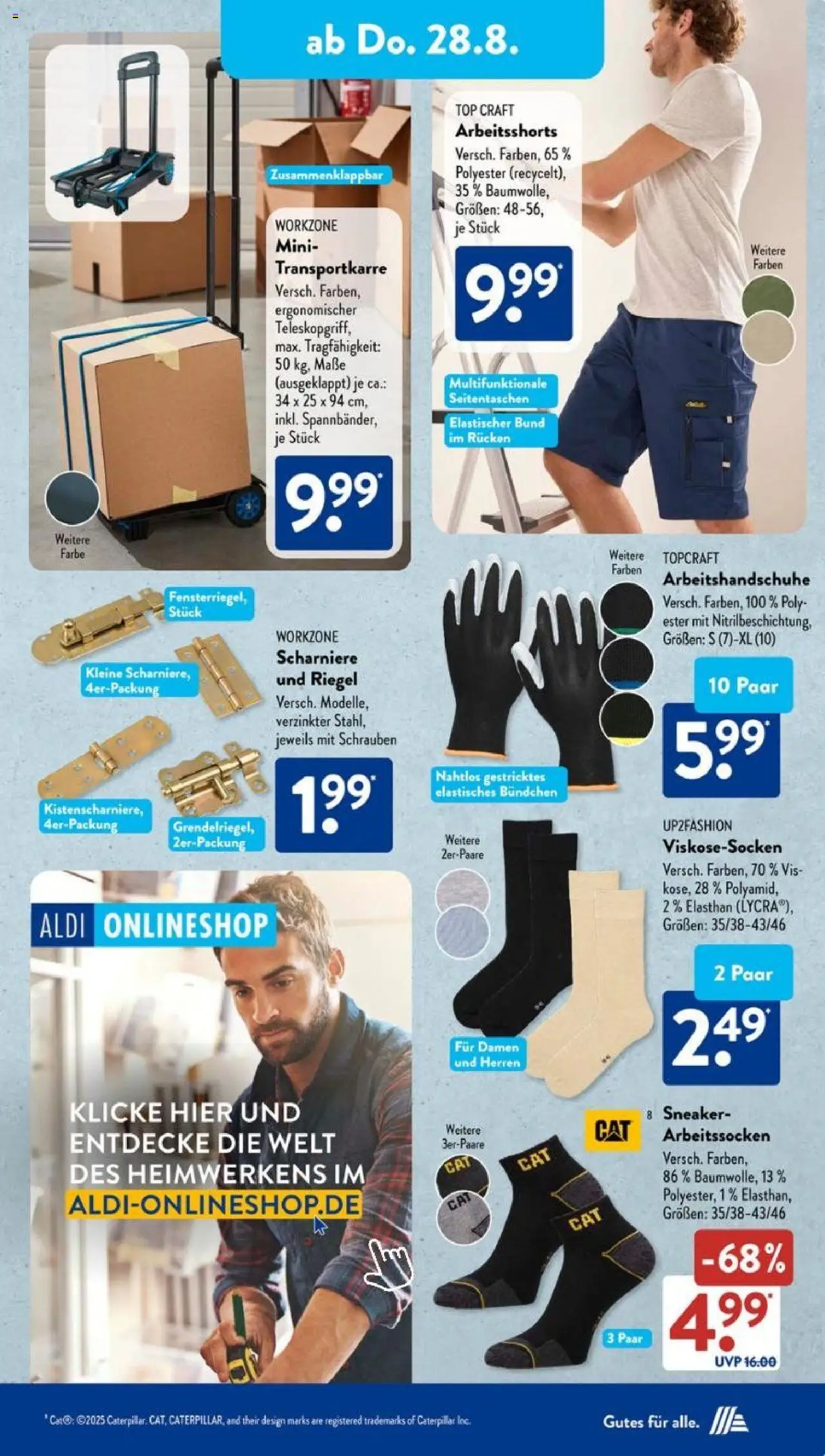 Aldi Süd Prospekt 	 - gültig ab dem 25.08.2025 | Seite: 9 | Produkte: Top, Up2fashion