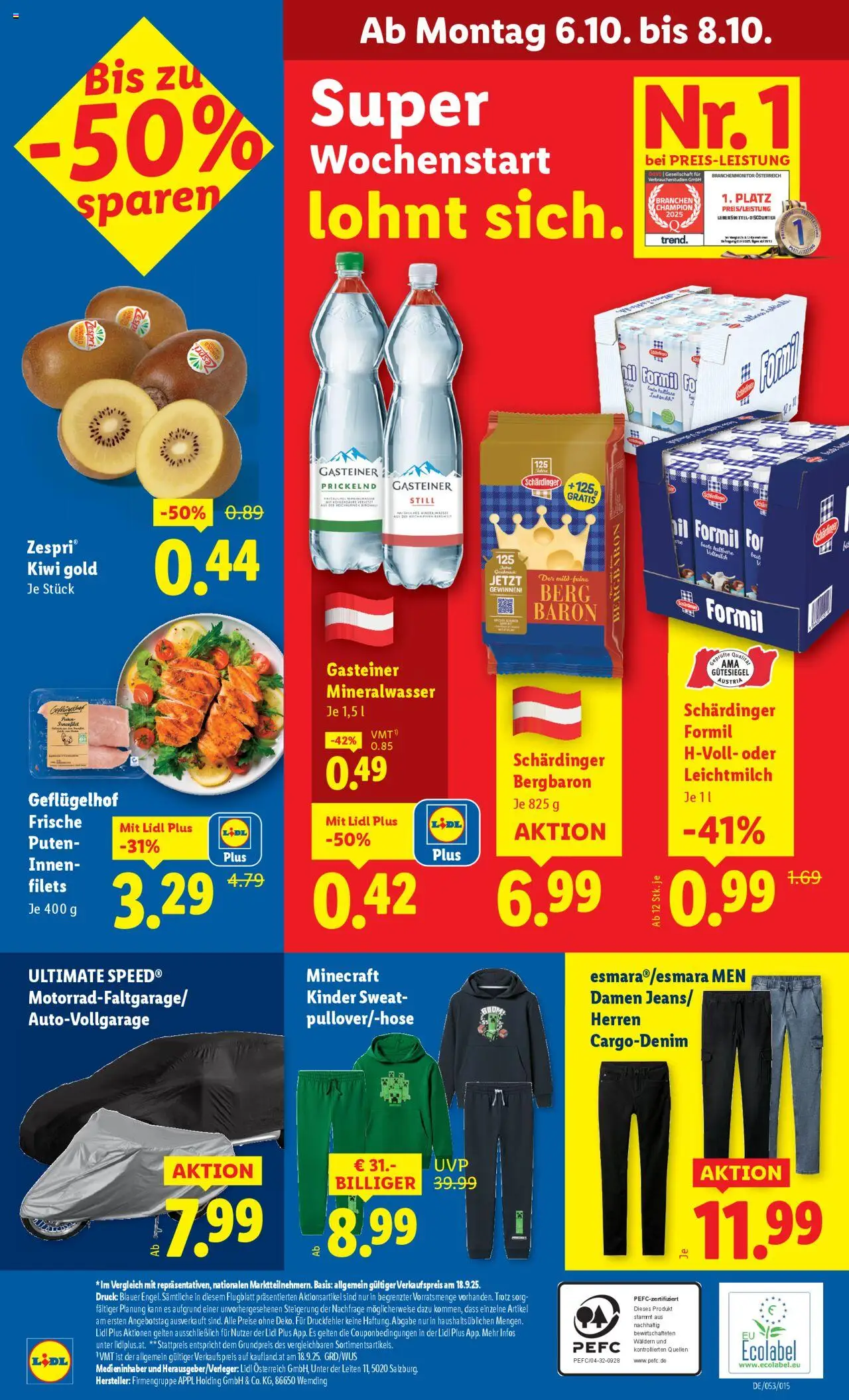 Lidl Flugblatt - Eisenstadt, Ebenfurth, Mattersburg gültig ab 02.10.2025 | Seite: 42 | Produkte: Kiwi