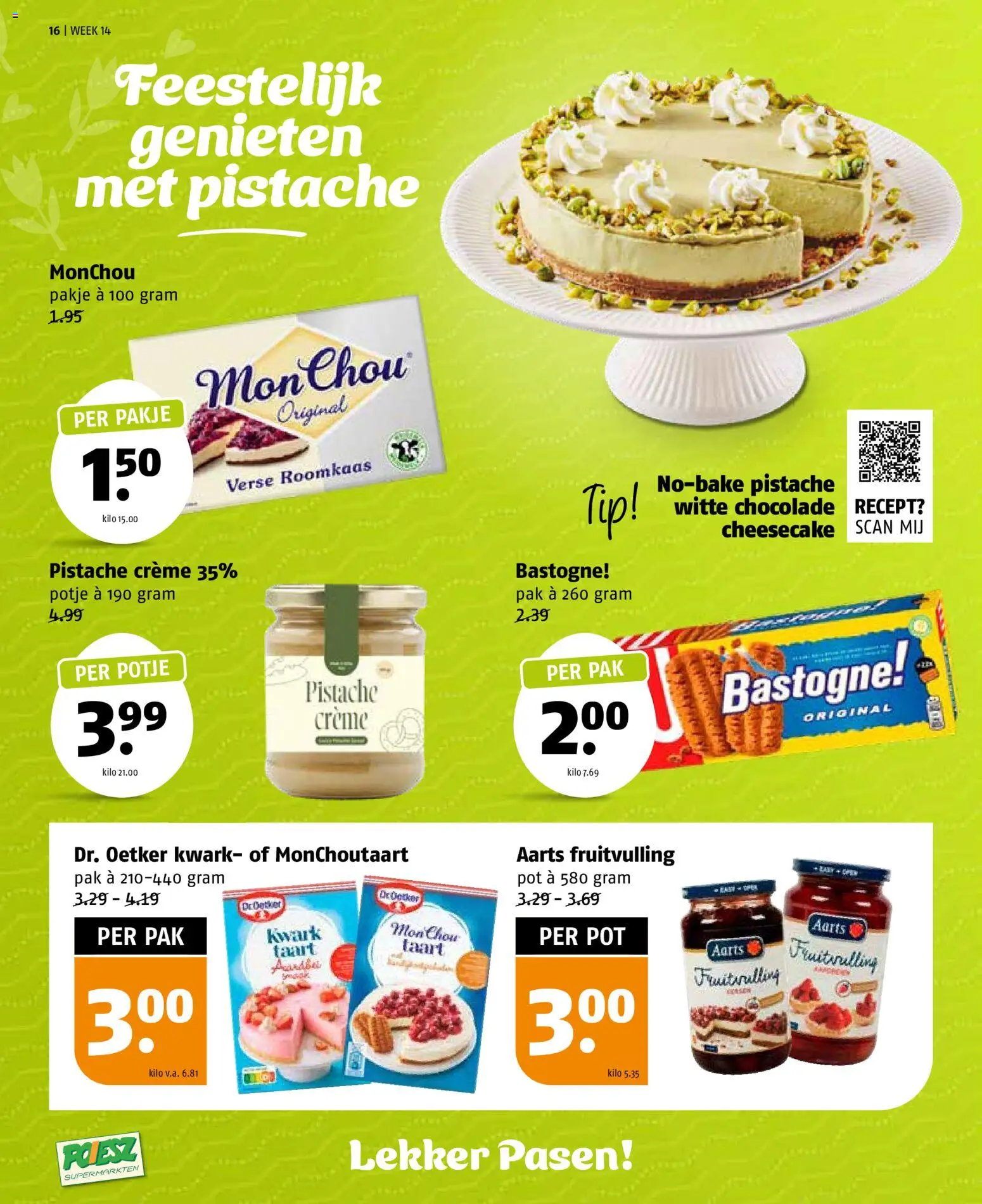 {H1} | Pagina: 16 | Producten: Chocolade, Kwark, Roomkaas, Crème