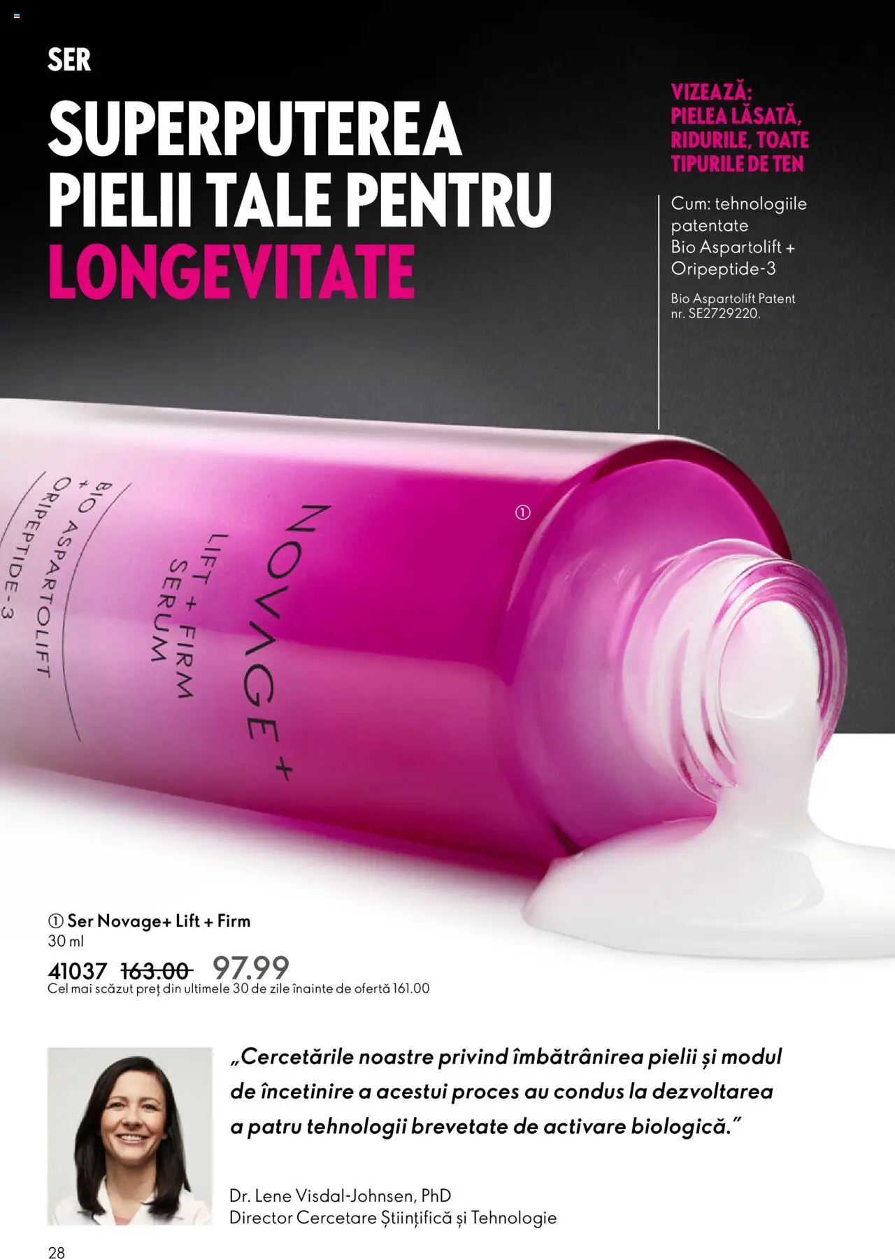 Oriflame catalog 13 2025 – valabil de la 10.09.2025 | Pagină: 28 | Produse: Şerit ödül, Serum
