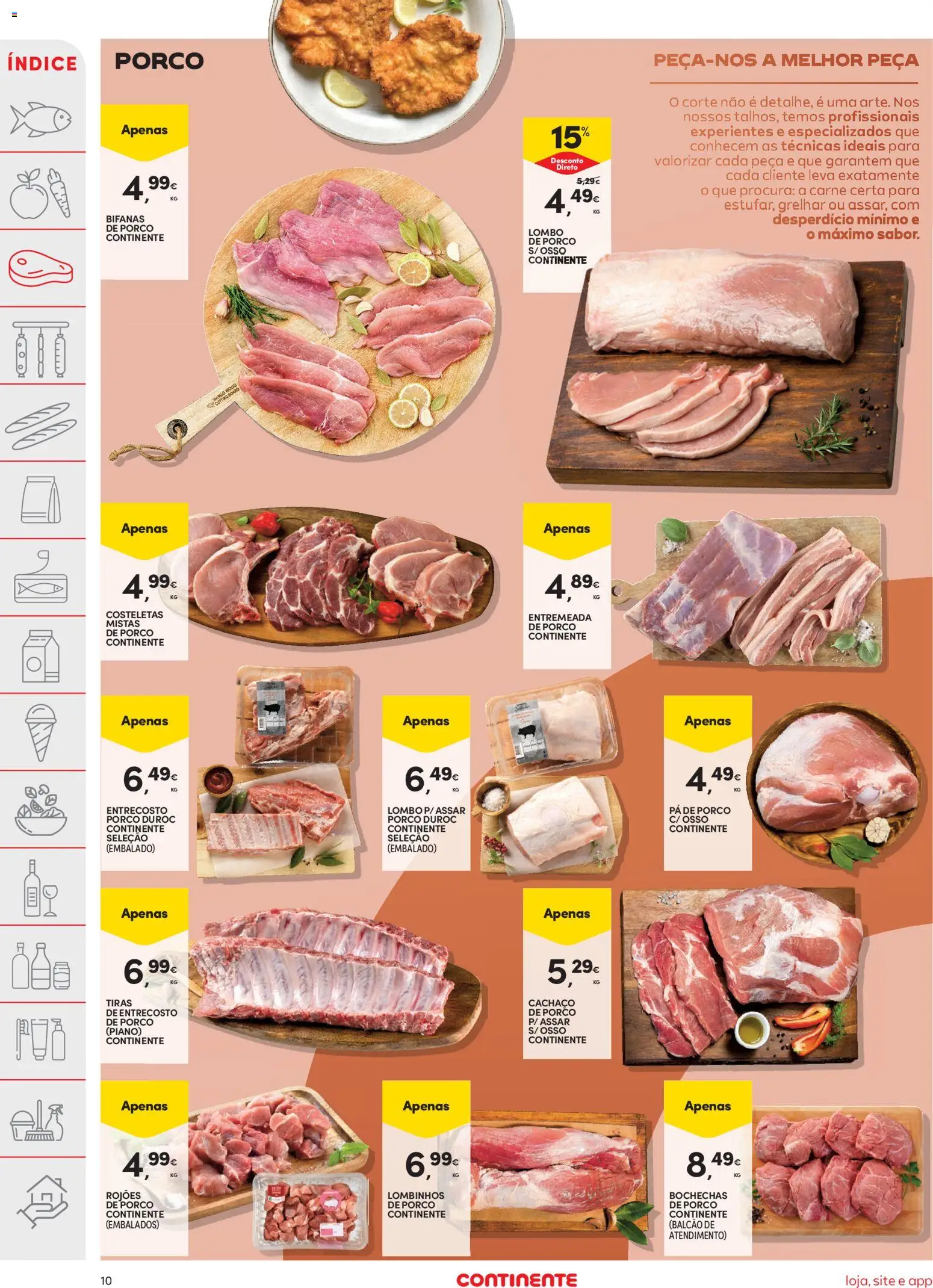 Continente folheto │ válido de 28.04.2026 | Página: 10 | Produtos: Lombo, Carne, Pá