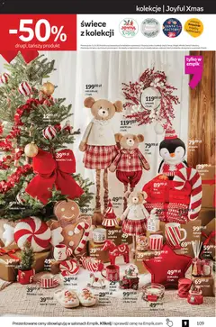 Pogląd oferty "Empik Black Friday" - ważna od 29.10.2025 | Strona: 109 | Produkty: Kapcie, Choinka, Poduszka, Świece