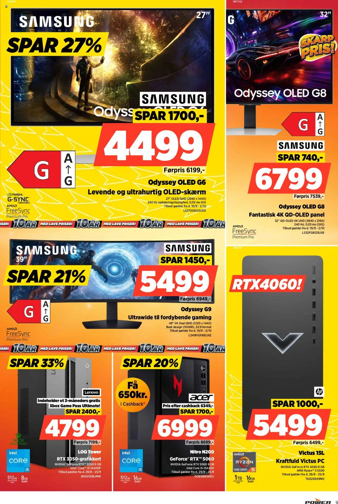 Power tilbudsavis – gyldig fra 19.09.2025 | Side: 9 | Produkter: PC, Xbox