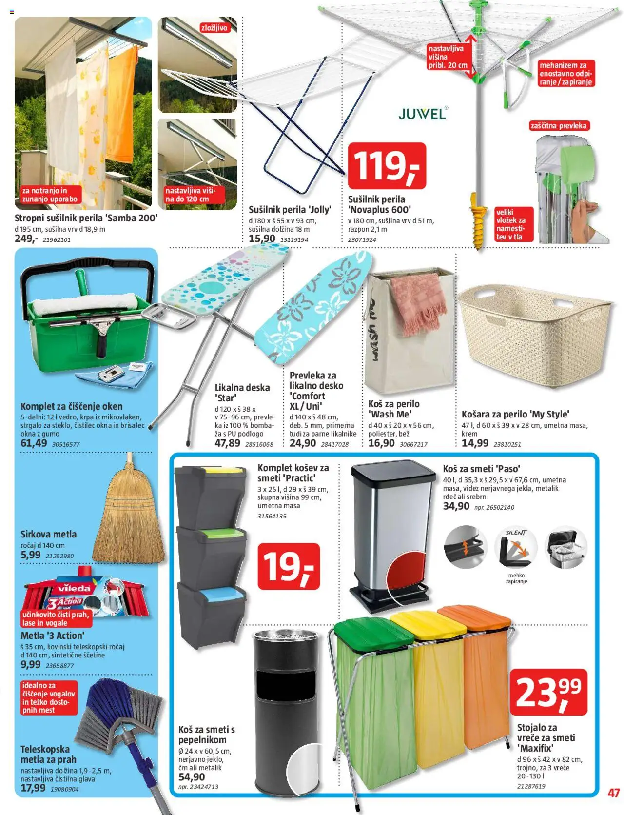 Bauhaus katalog │ velja od 31.07.2025 | Stran: 47 | Izdelki: Košara, Koš za perilo, Prevleka, Kos