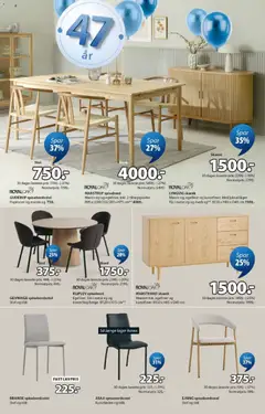JYSK - Tilbudsavis gyldig fra 17.04.2026 | Side: 8 | Produkter: Bord, Stol, Skænk, Stof