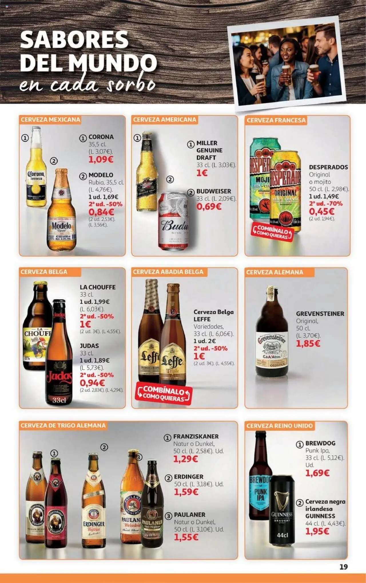 Alcampo - HP Castilla La Mancha │ válido desde el 06.10.2025 | Página: 19 | Productos: Cerveza, Παρμεζάνα