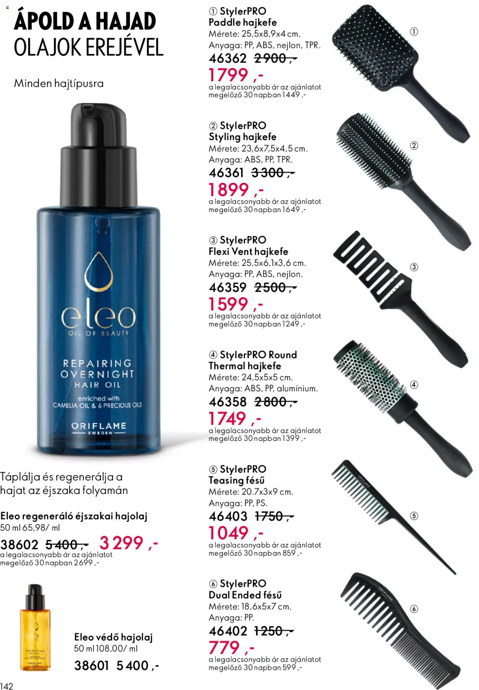Oriflame akciós ujság - amely érvényes a következő dátumtól: 03.12.2025 | Oldal: 142 | Termékek: Hajolaj