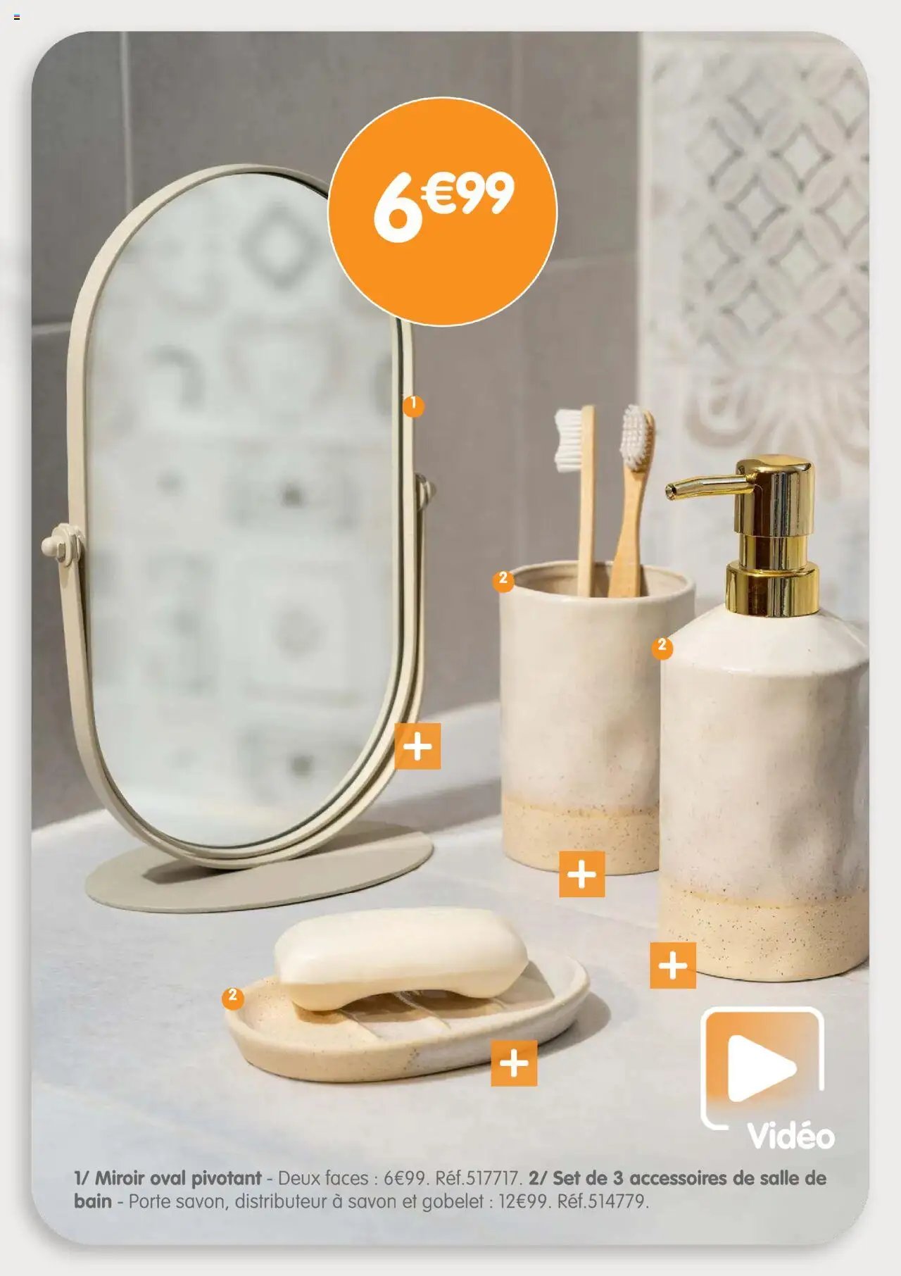 {H1} | Page: 7 | Produits: Vidéo, Savon, Porte, Miroir