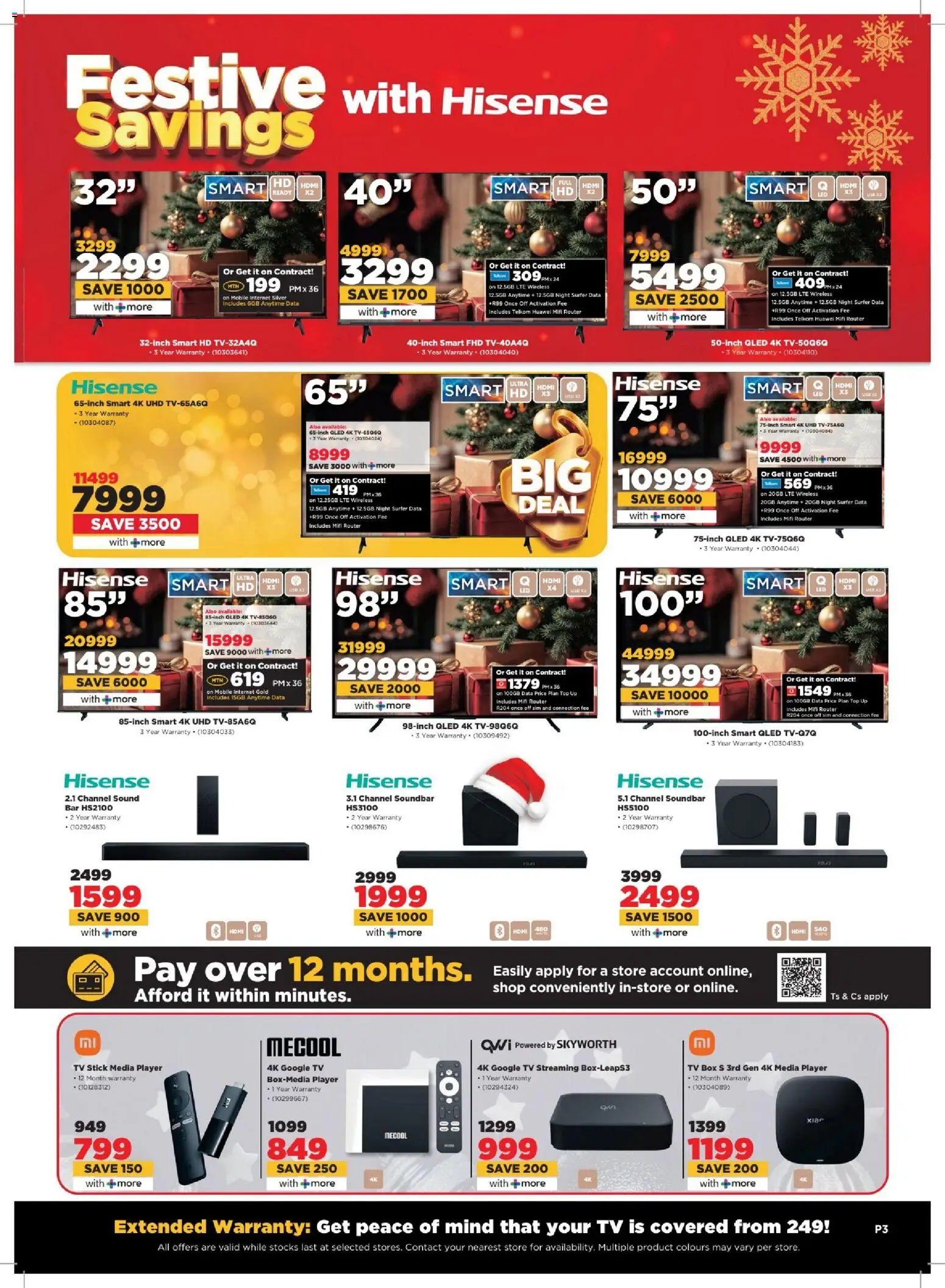 New HiFi Corp catalogue – valid from 02.12.2025 | Page: 3 | Products: Sim, Router, Player, TV