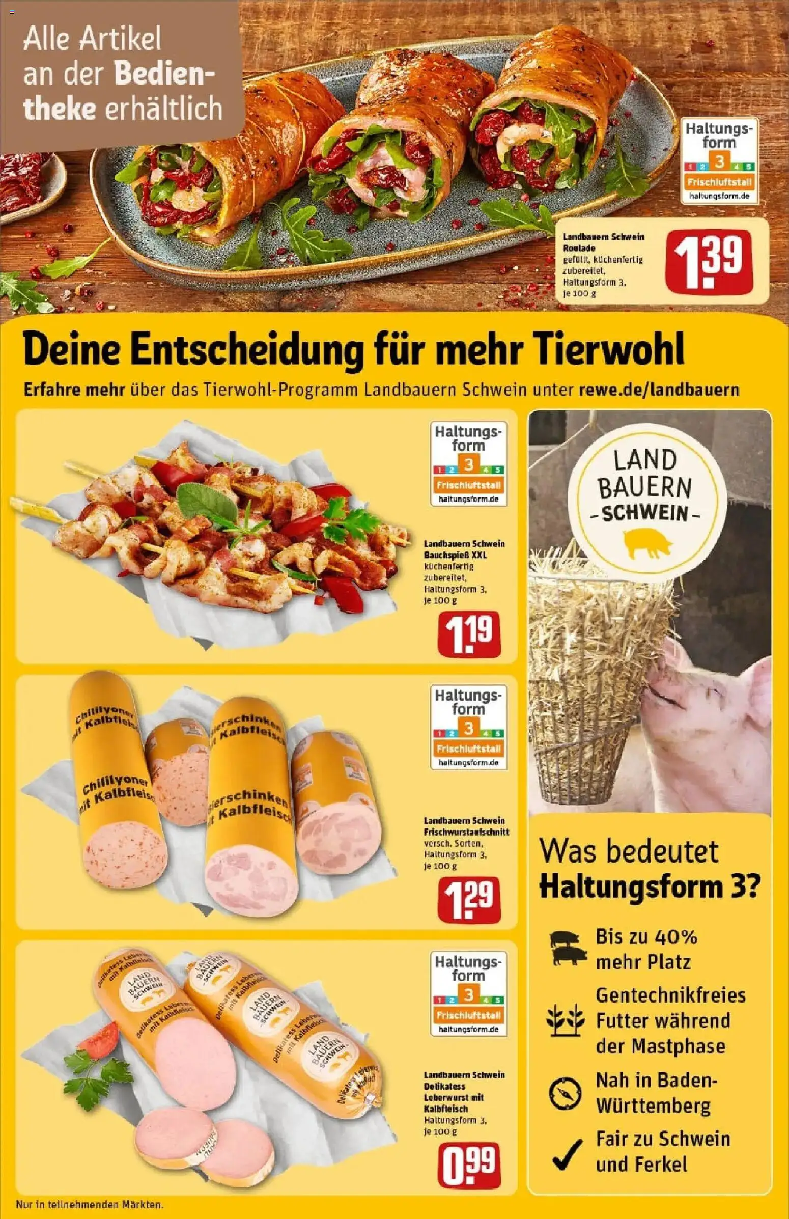 Rewe prospekt Ettlingen	 – gültig ab 23.11.2025 | Seite: 13 | Produkte: Theke