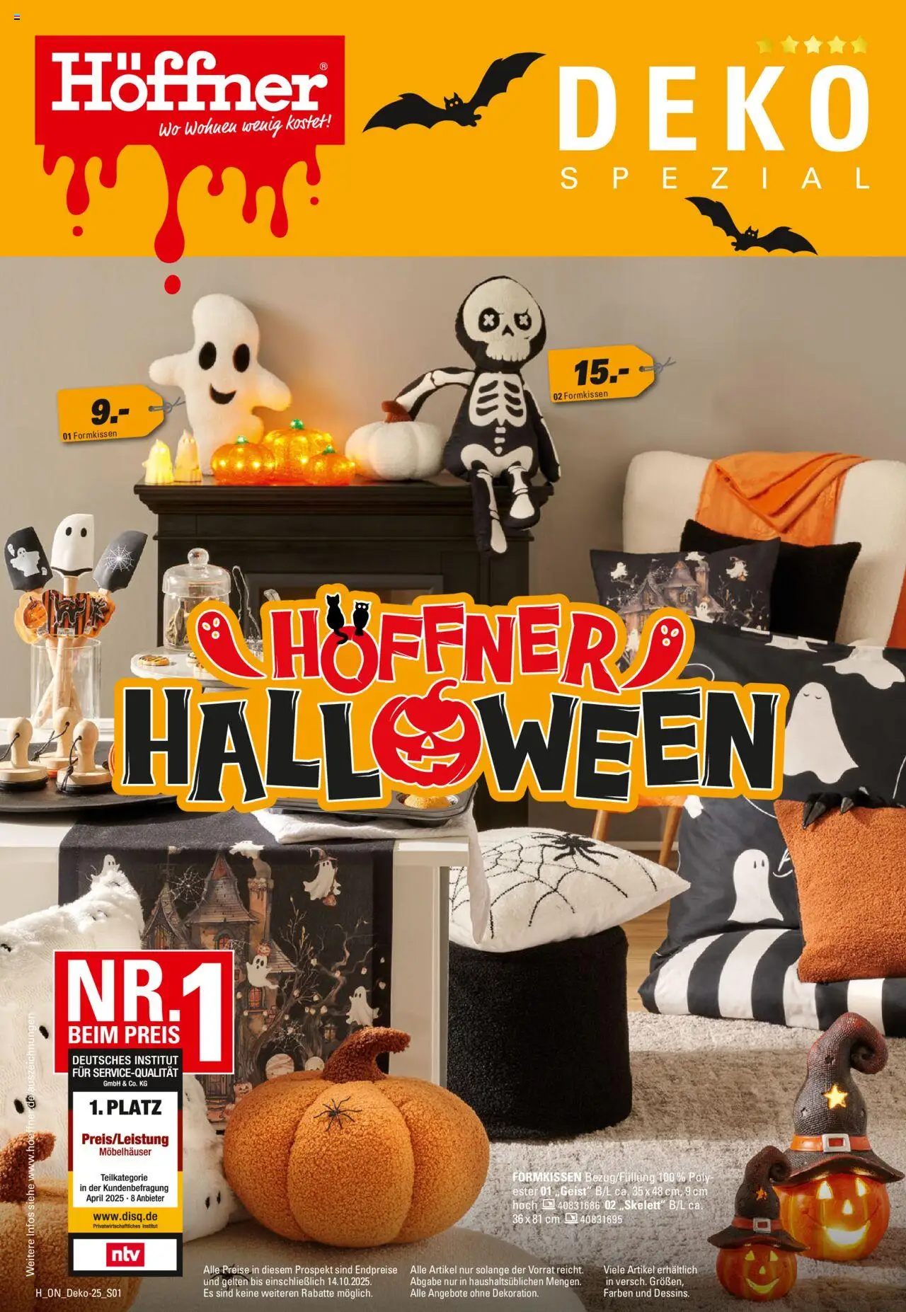 Höffner Prospekt 	 – gültig ab 01.10.2025 | Seite: 1