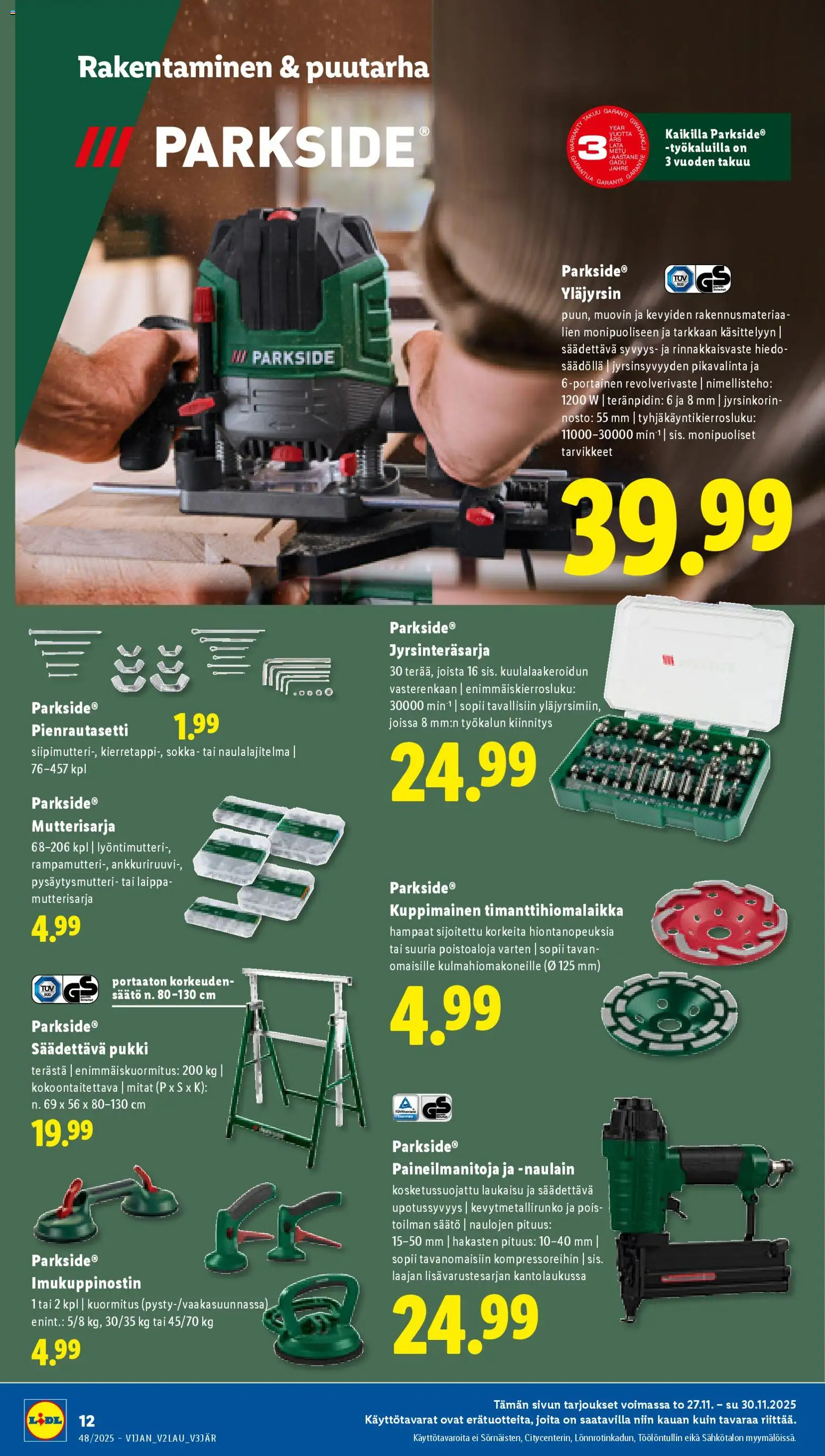 Lidl - Black Friday – voimassa 27.11.2025 alkaen | Sivu: 14