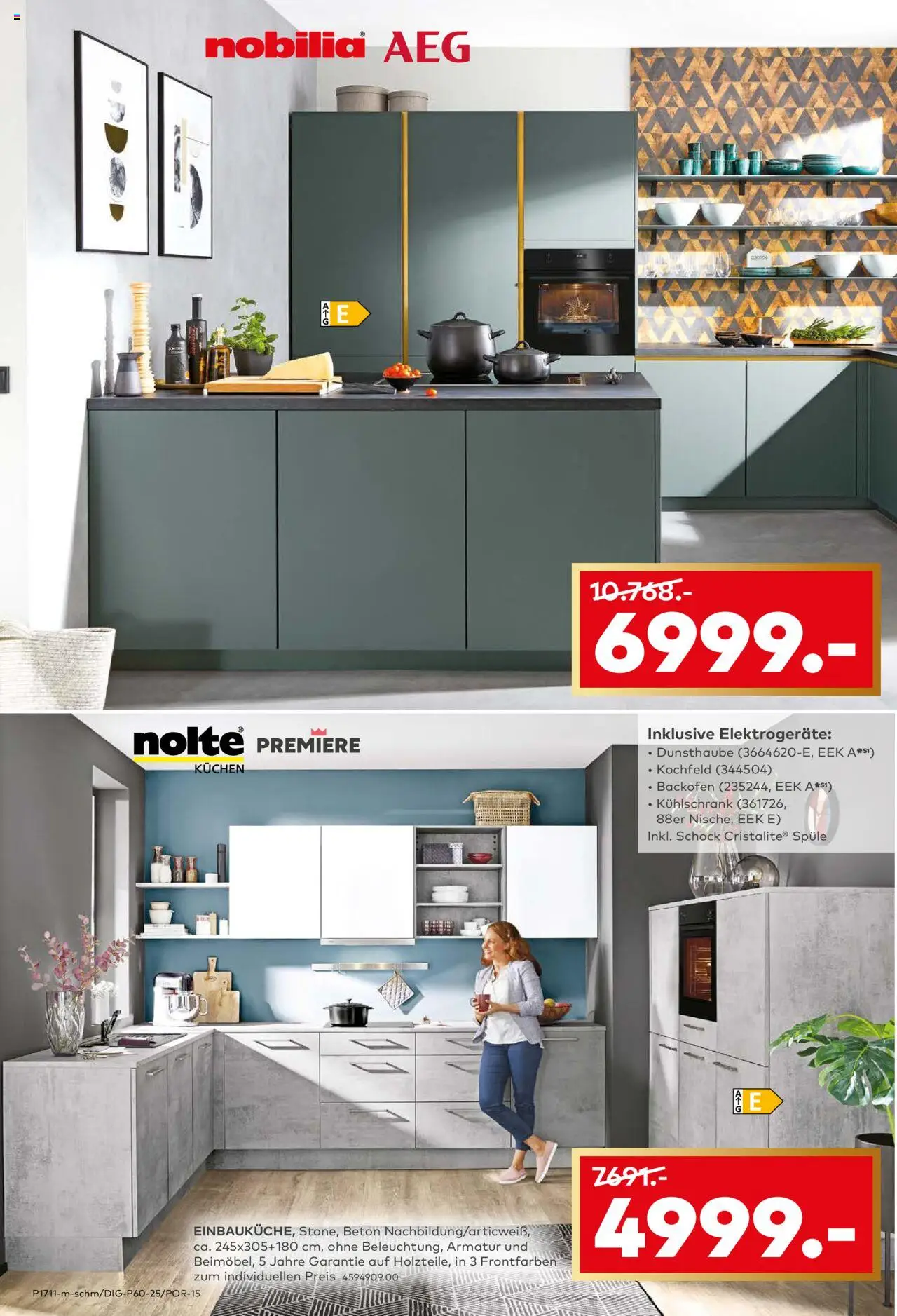 Porta! 60 Küchentester gesucht - Berlin – gültig ab 12.10.2025 | Seite: 4 | Produkte: AEG, Kühlschrank, Kochfeld, Armatur