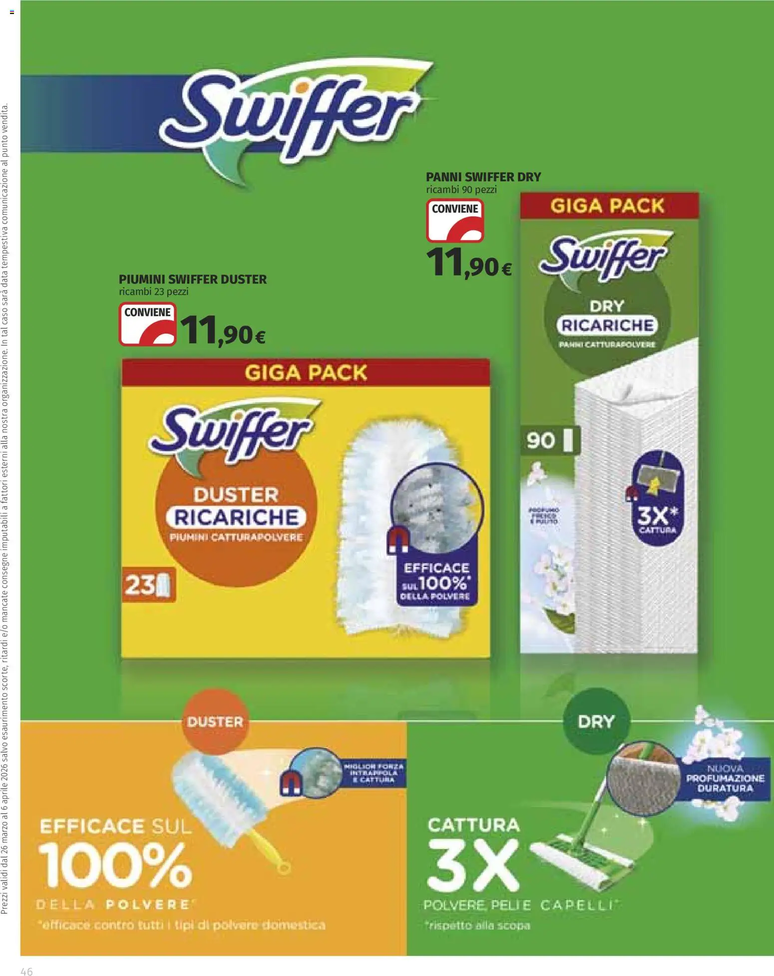 Volantino Ipercoop del 26.03.2026 | Pagina: 46 | Prodotti: Data, Torta