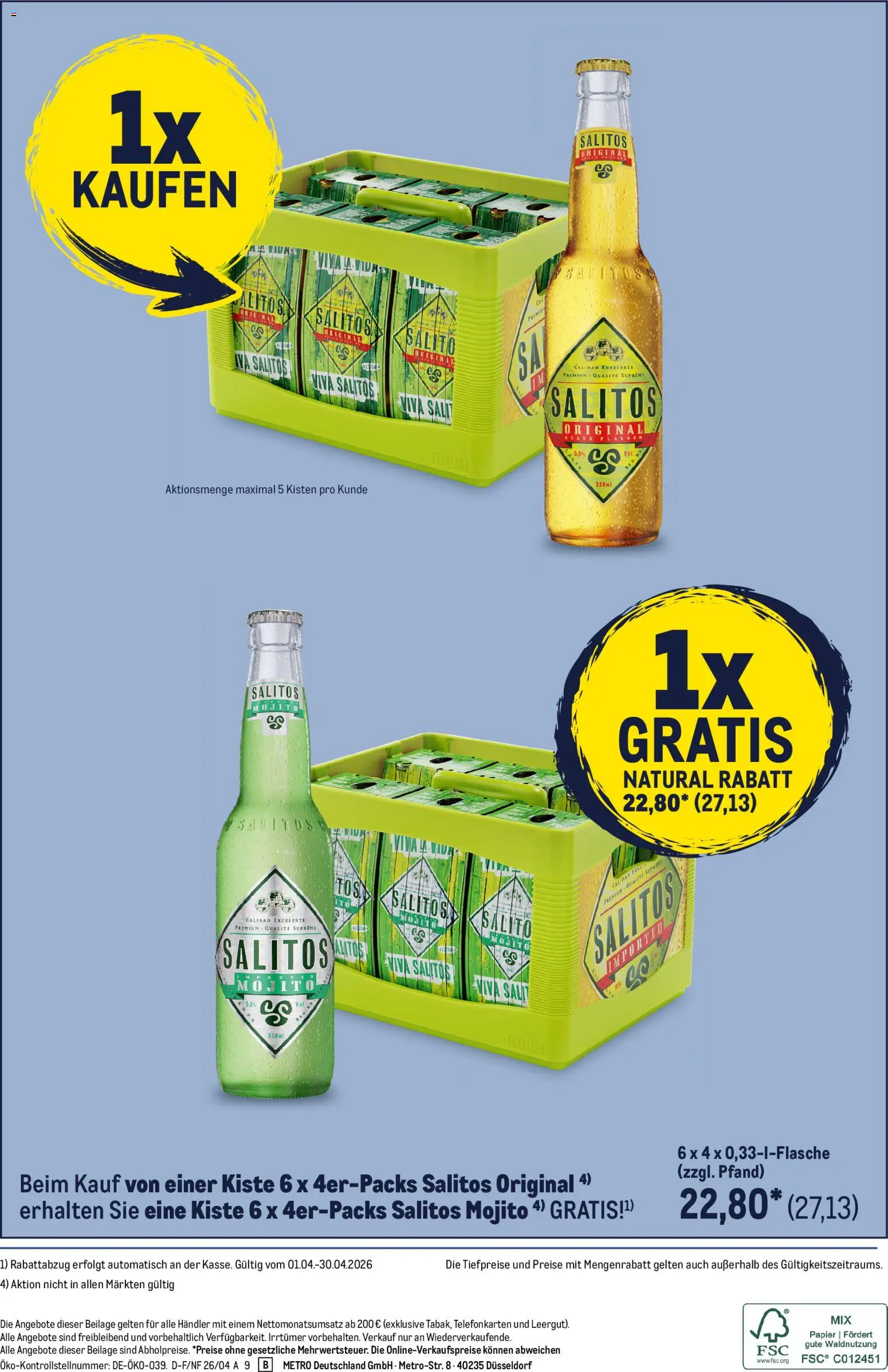 Metro Monats-Mix – gültig ab 01.04.2026 | Seite: 21 | Produkte: Salat