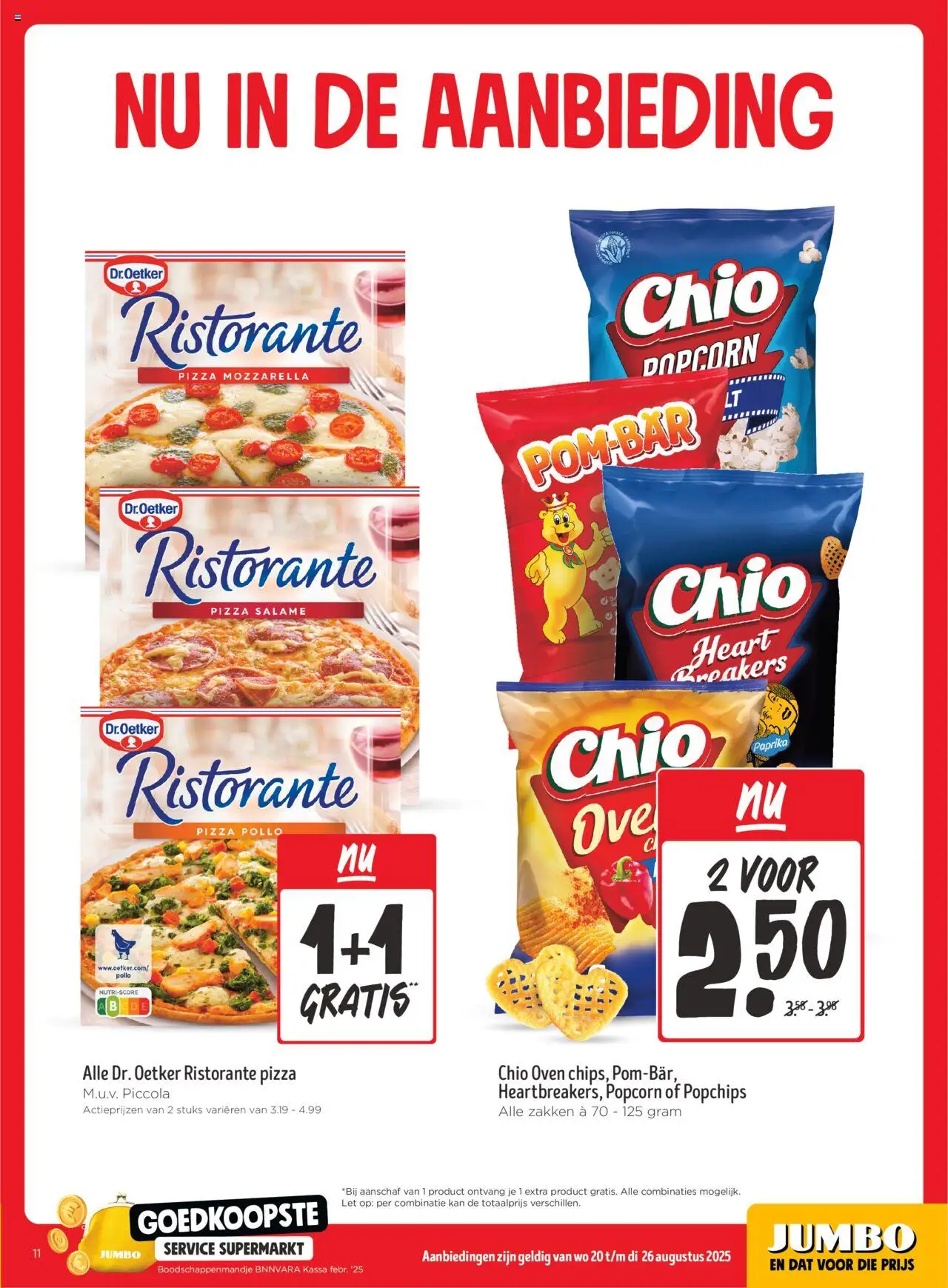  | Pagina: 11 | Producten: Pizza, Kan, Oven, Mozzarella